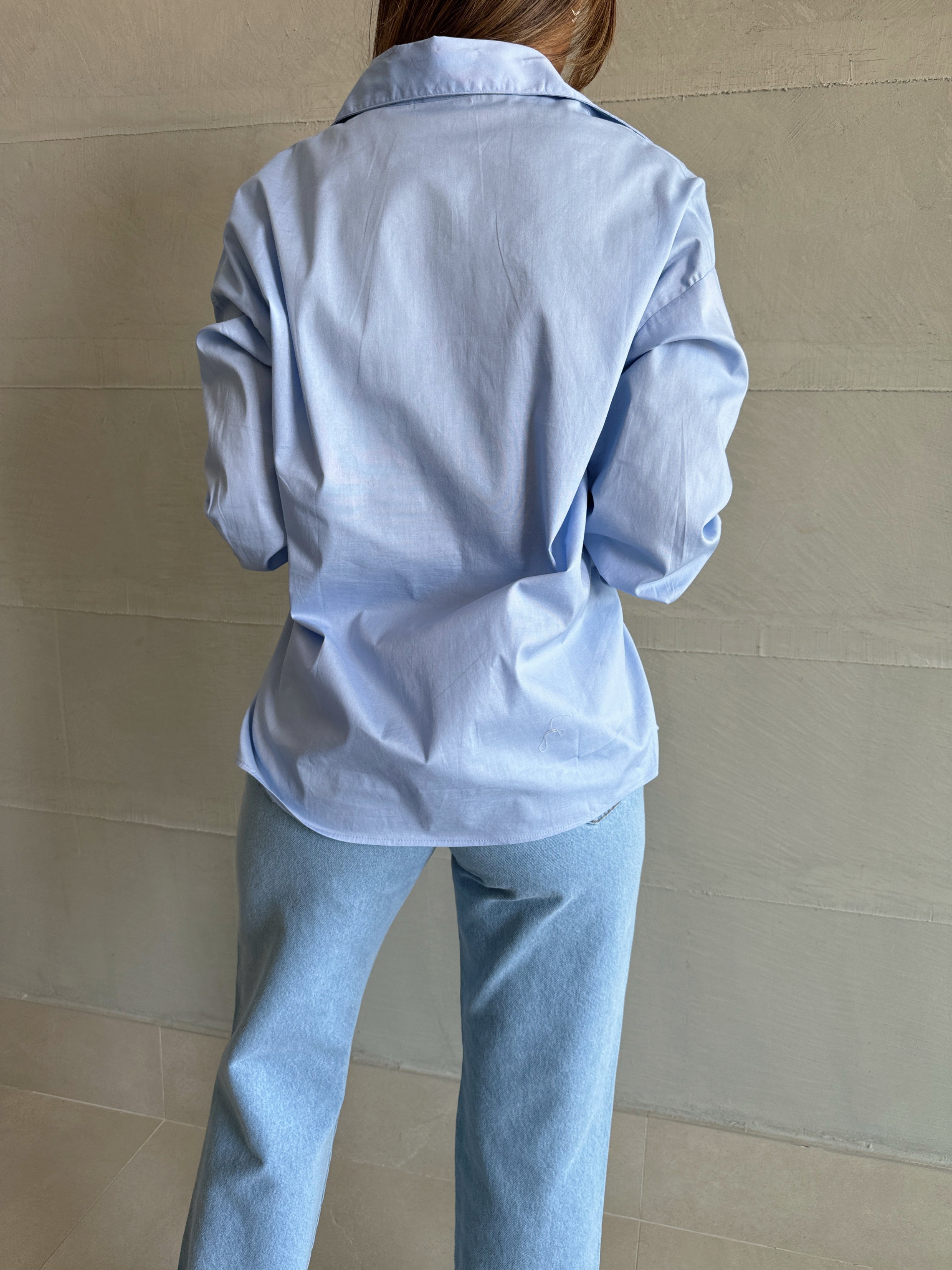 Camisa Tricoline Oversized