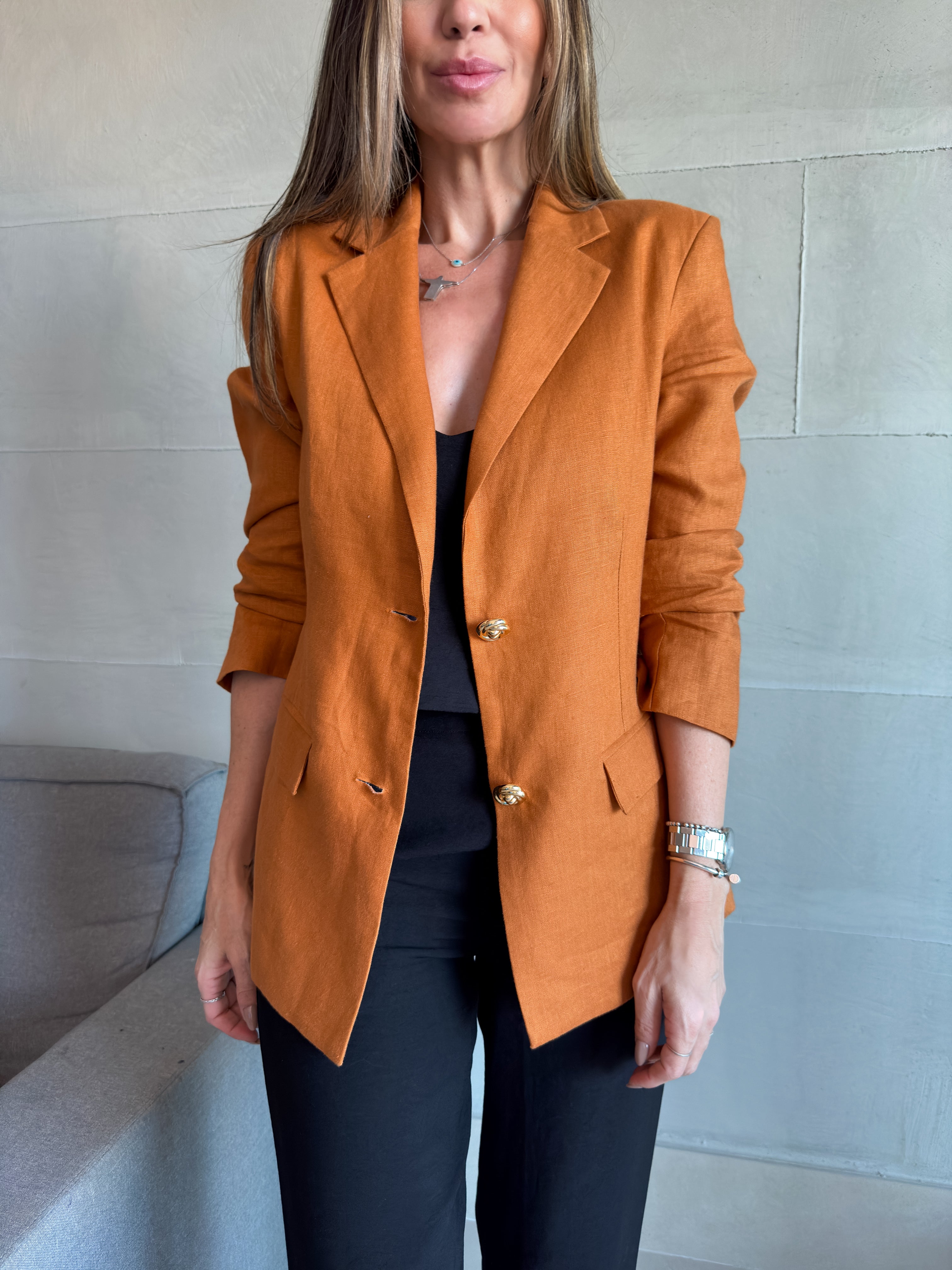 Blazer Cora Linho