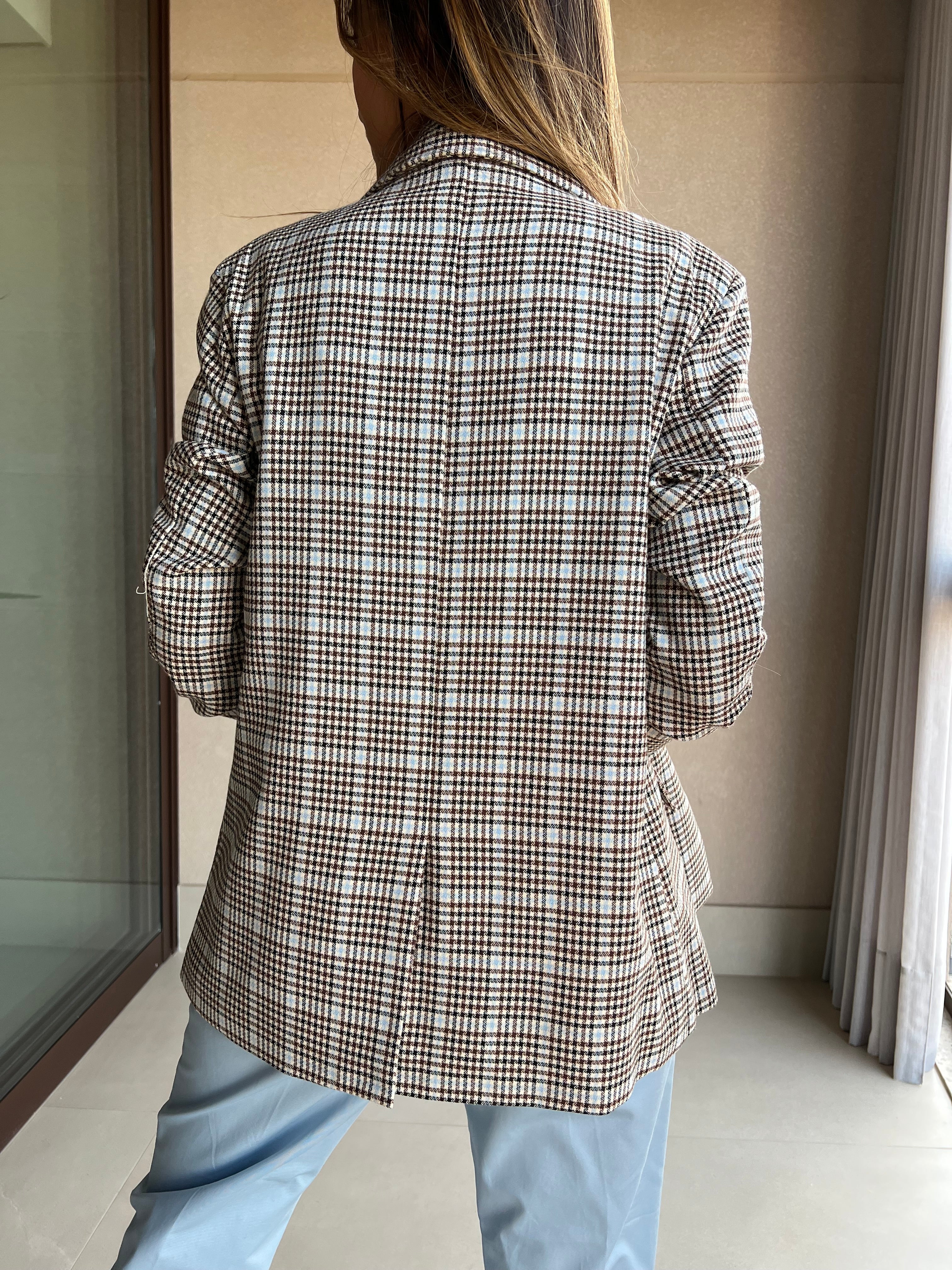 Blazer Alfaiataria Xadrez