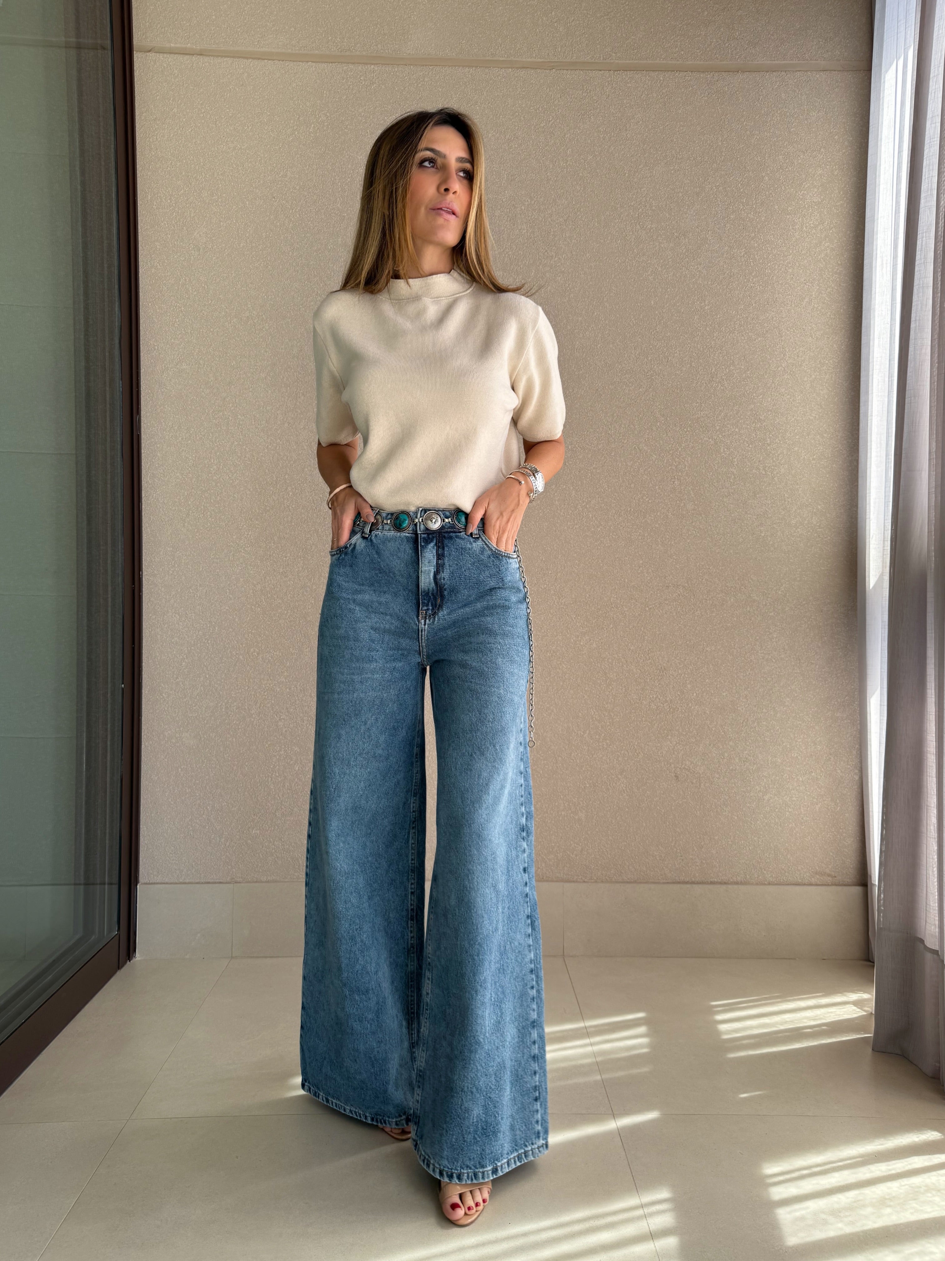 Calça Pantalona Júlia