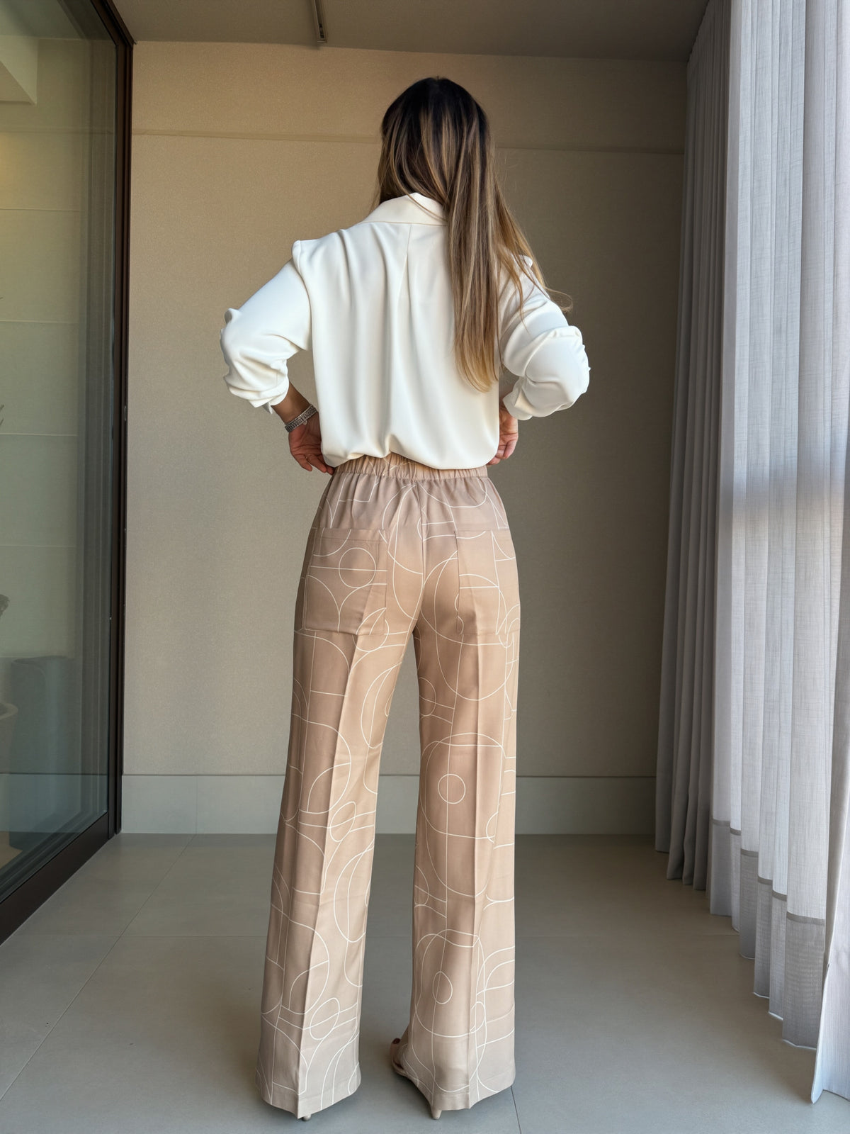 Calça Estampada Minimal