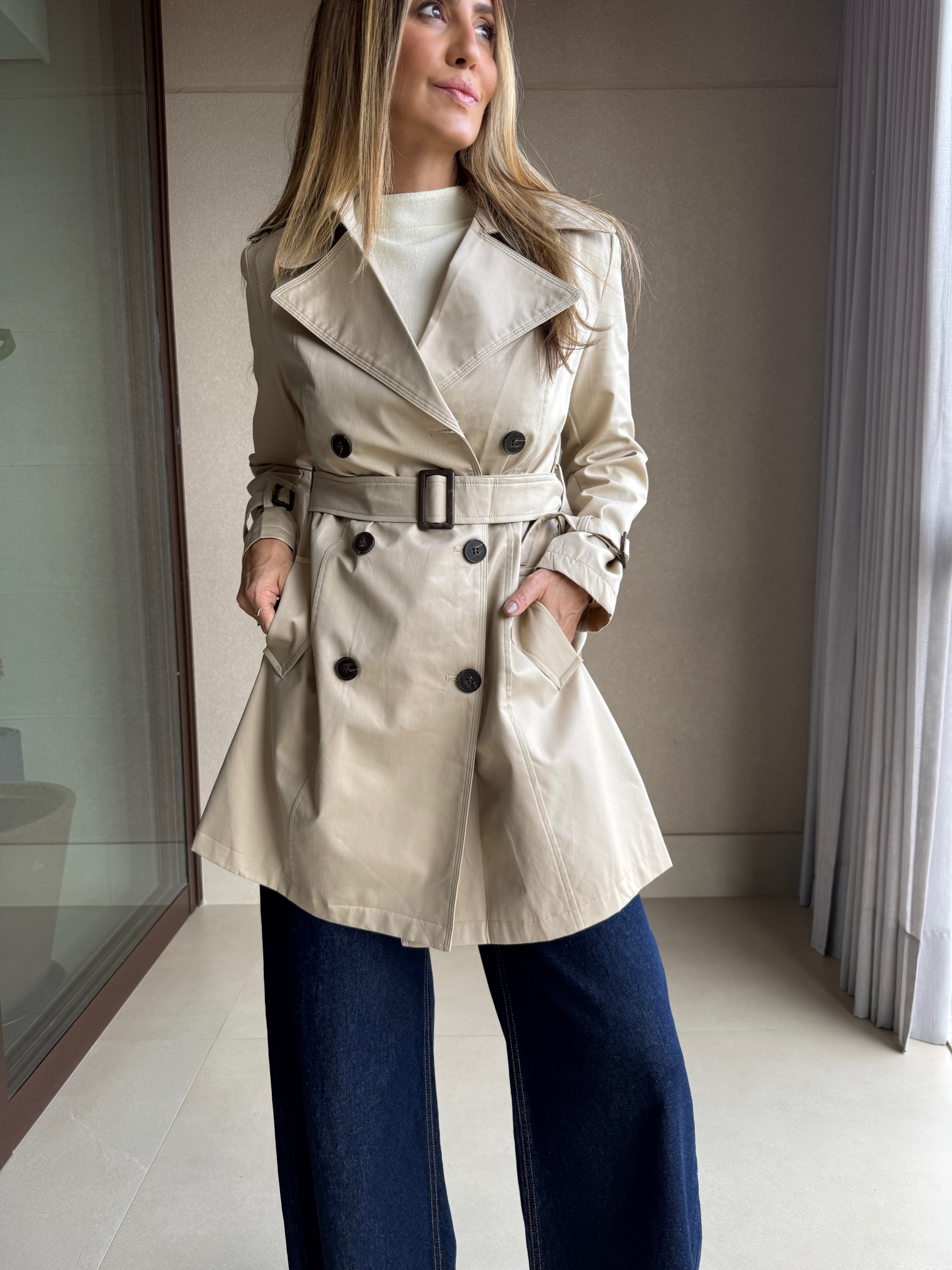 Trench Coat longo Alícia