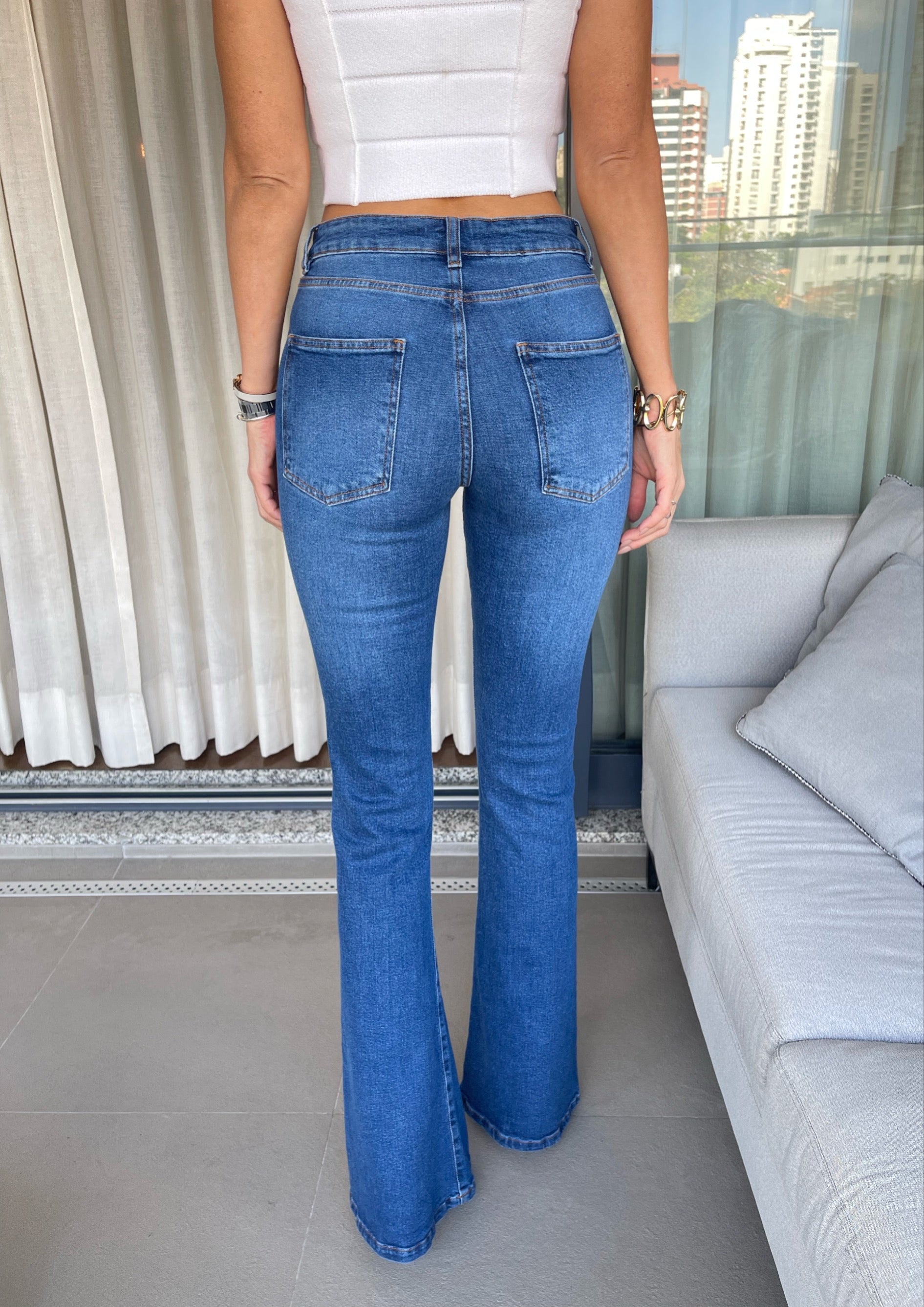 Calça Jeans Flare Giu
