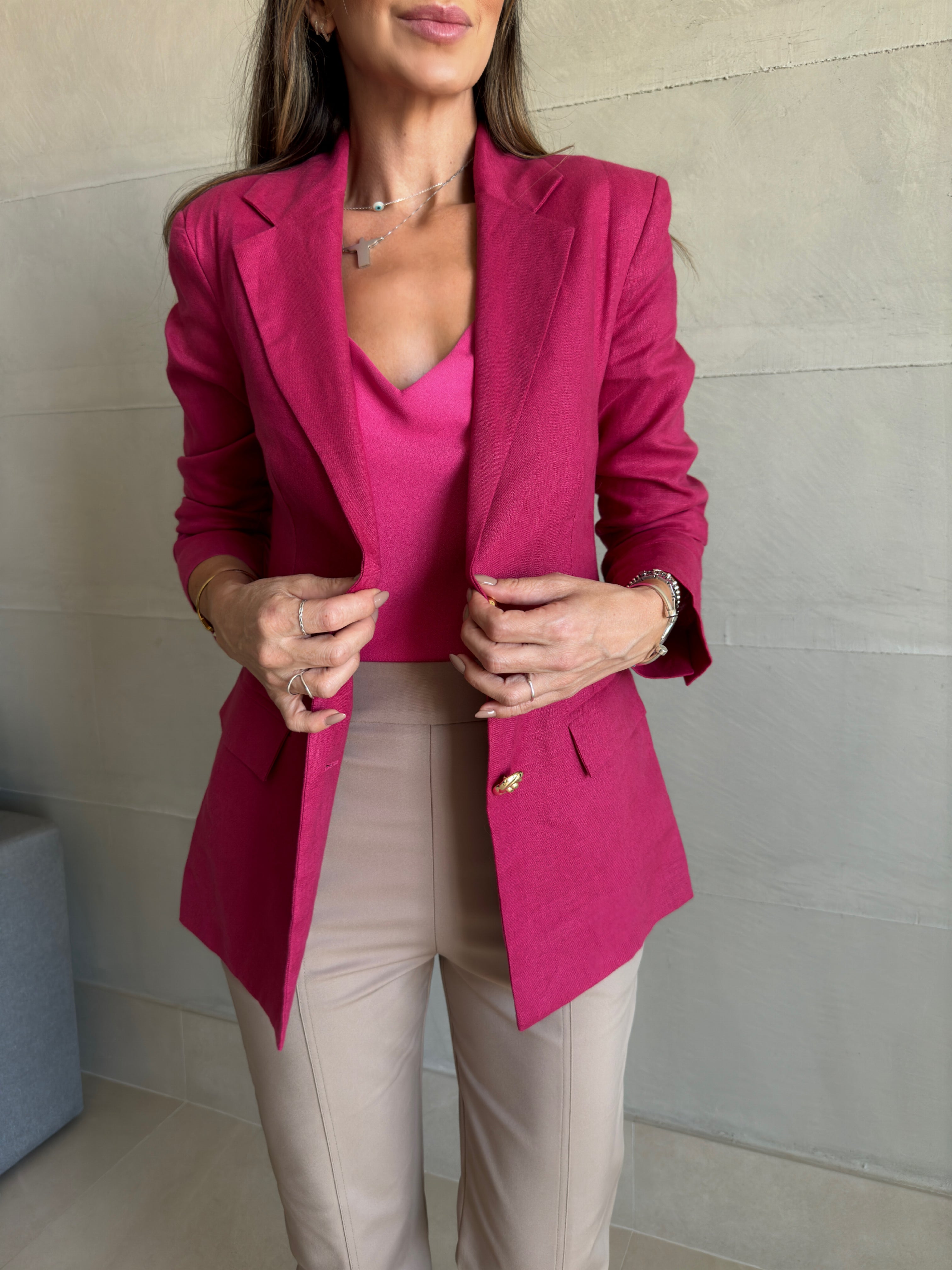 Blazer Cora Linho