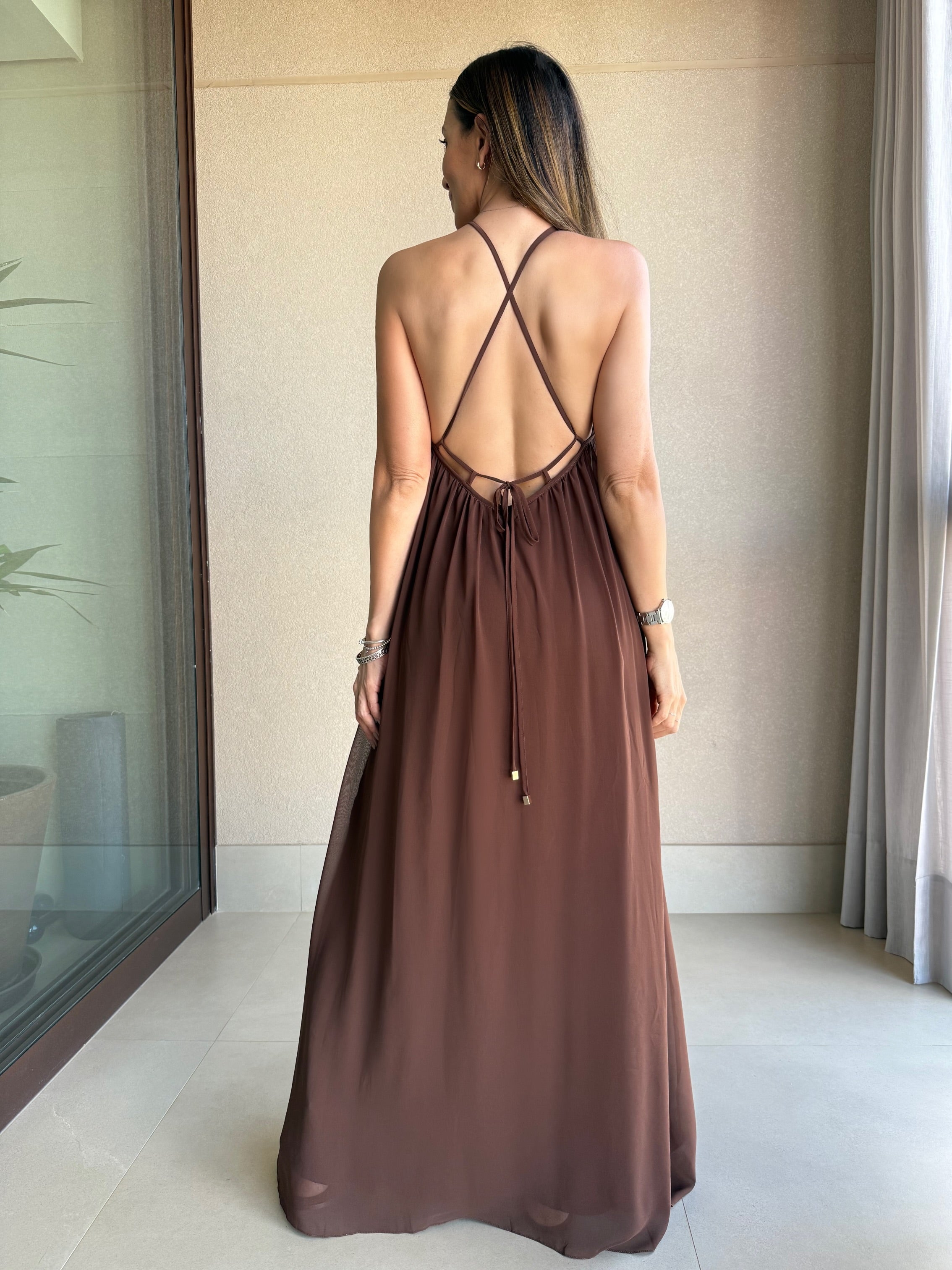 Vestido em Chiffon Stella