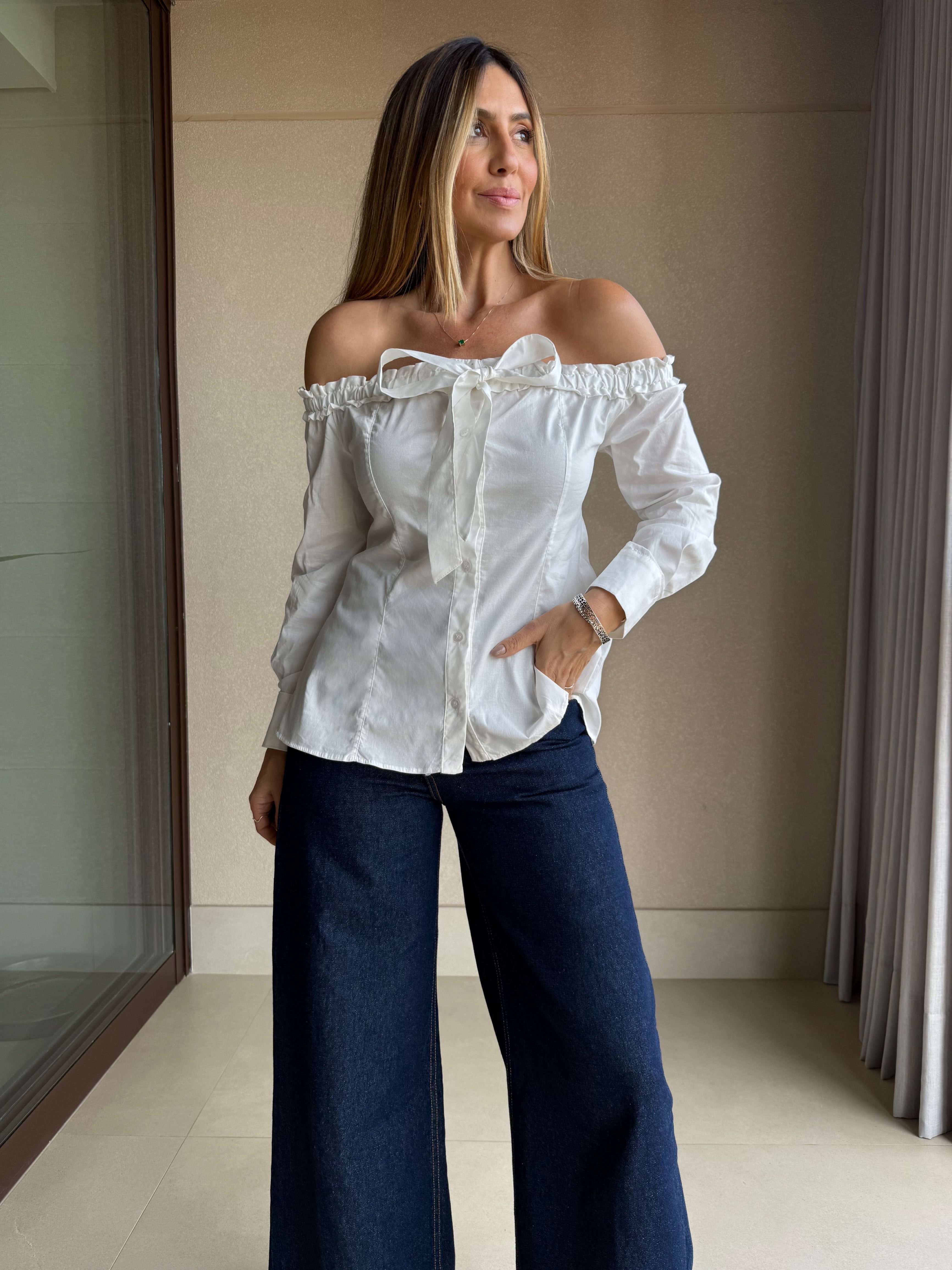 Blusa Ombro a Ombro Cintia