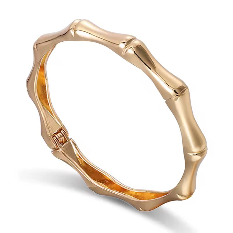 Bracelete Bambu Dourado