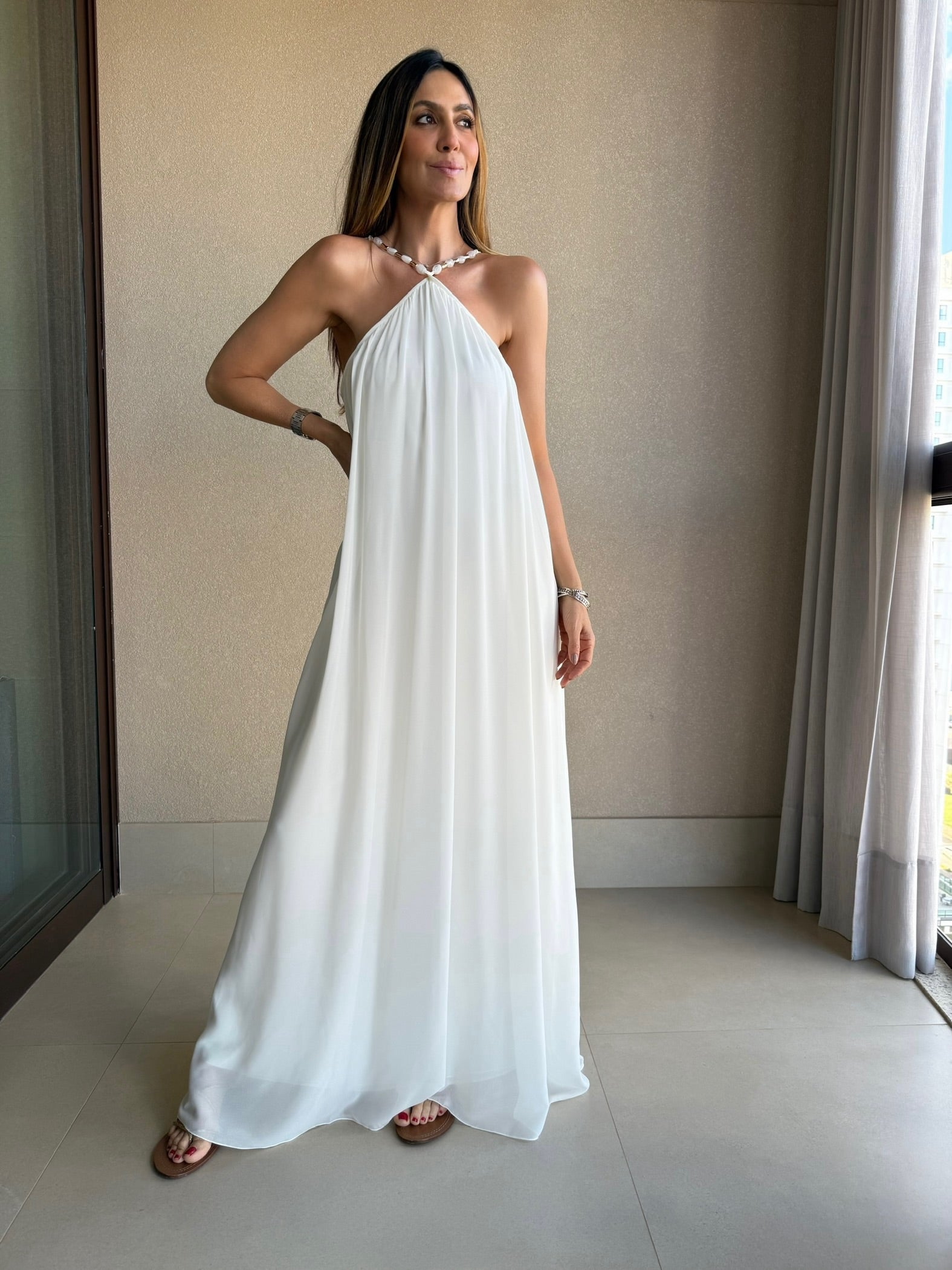 Vestido em Chiffon Stella