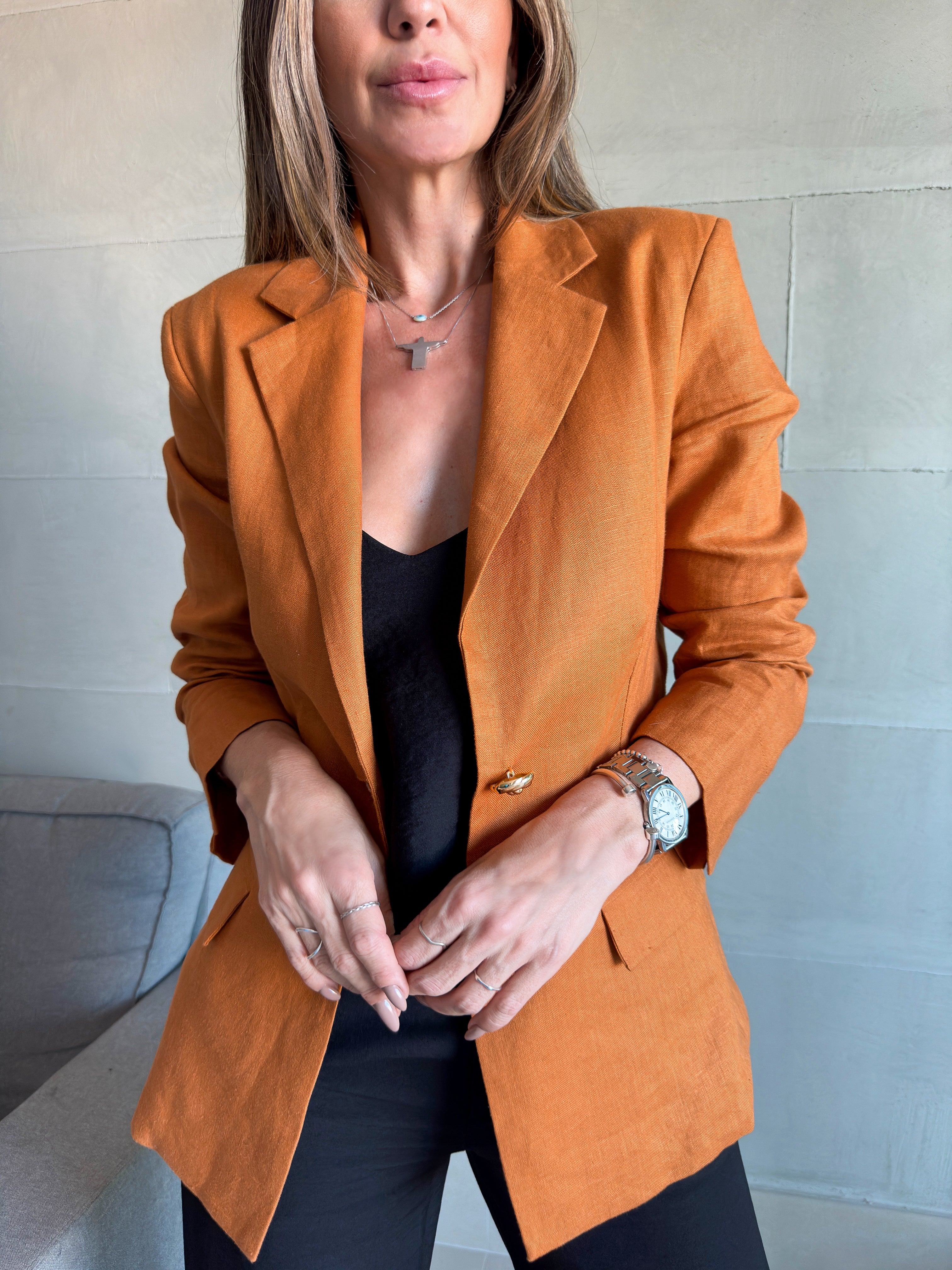 Blazer Cora Linho
