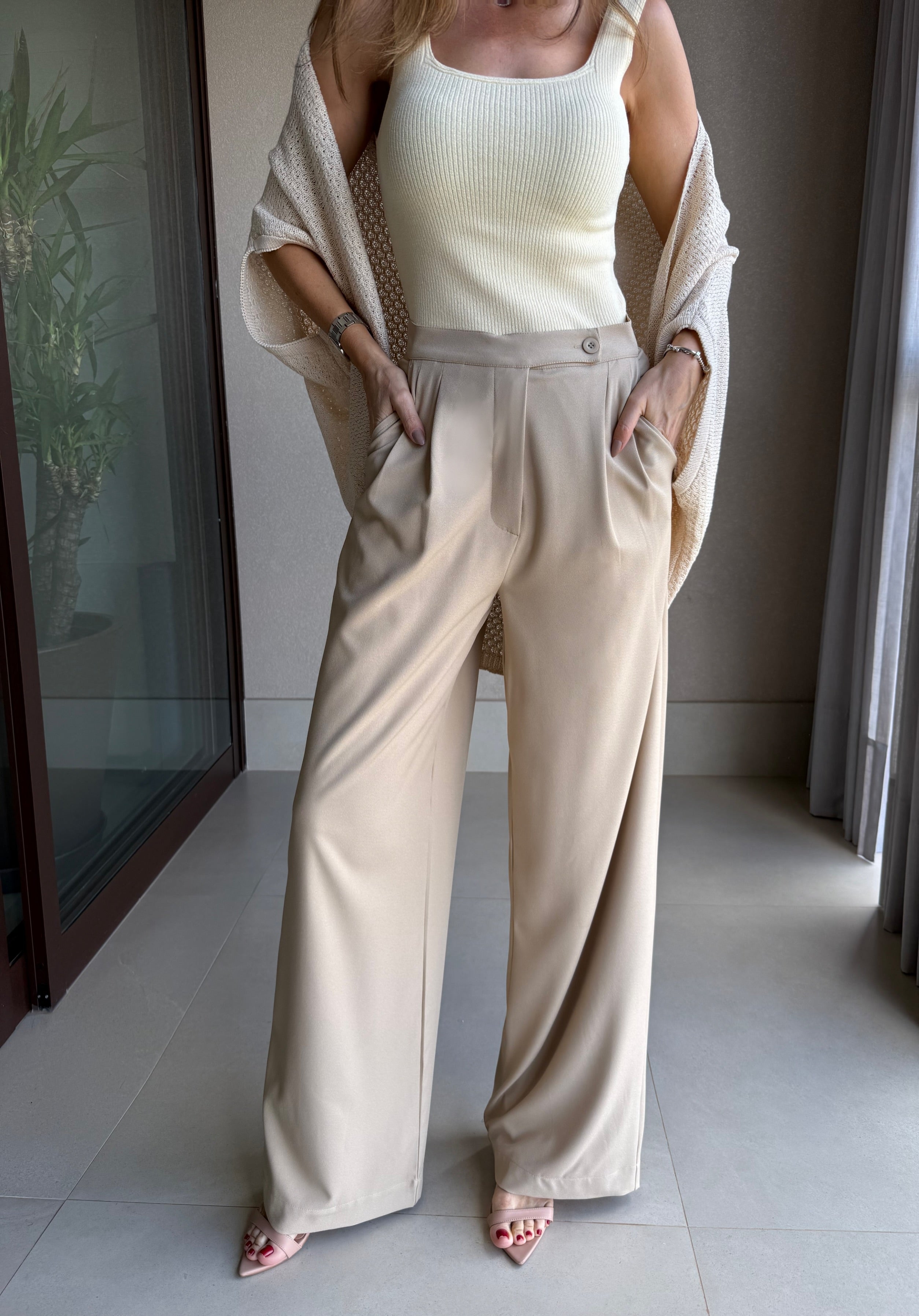 Calça Crepe Alfaiataria