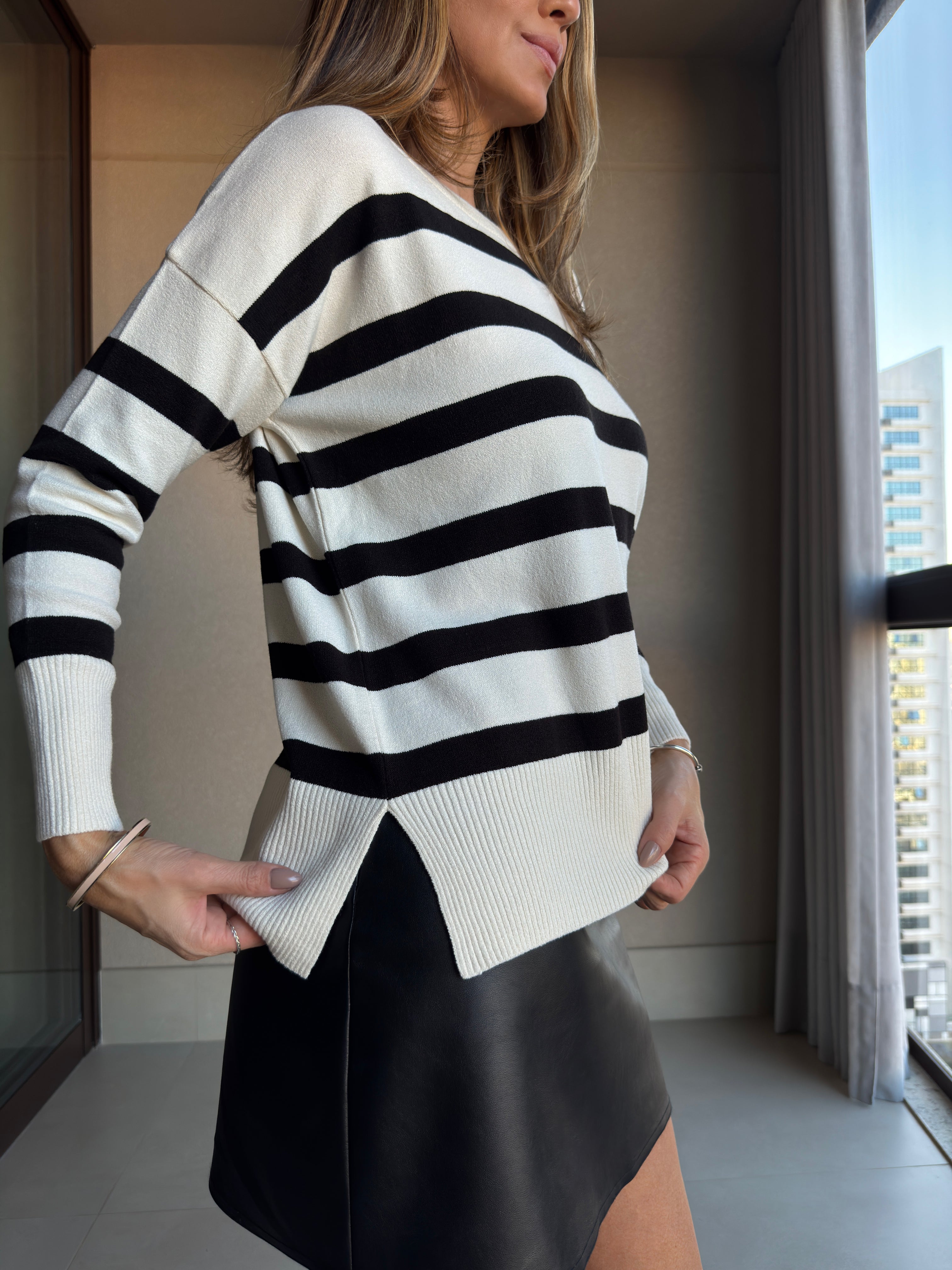 Blusa Rafaela Manga Longa
