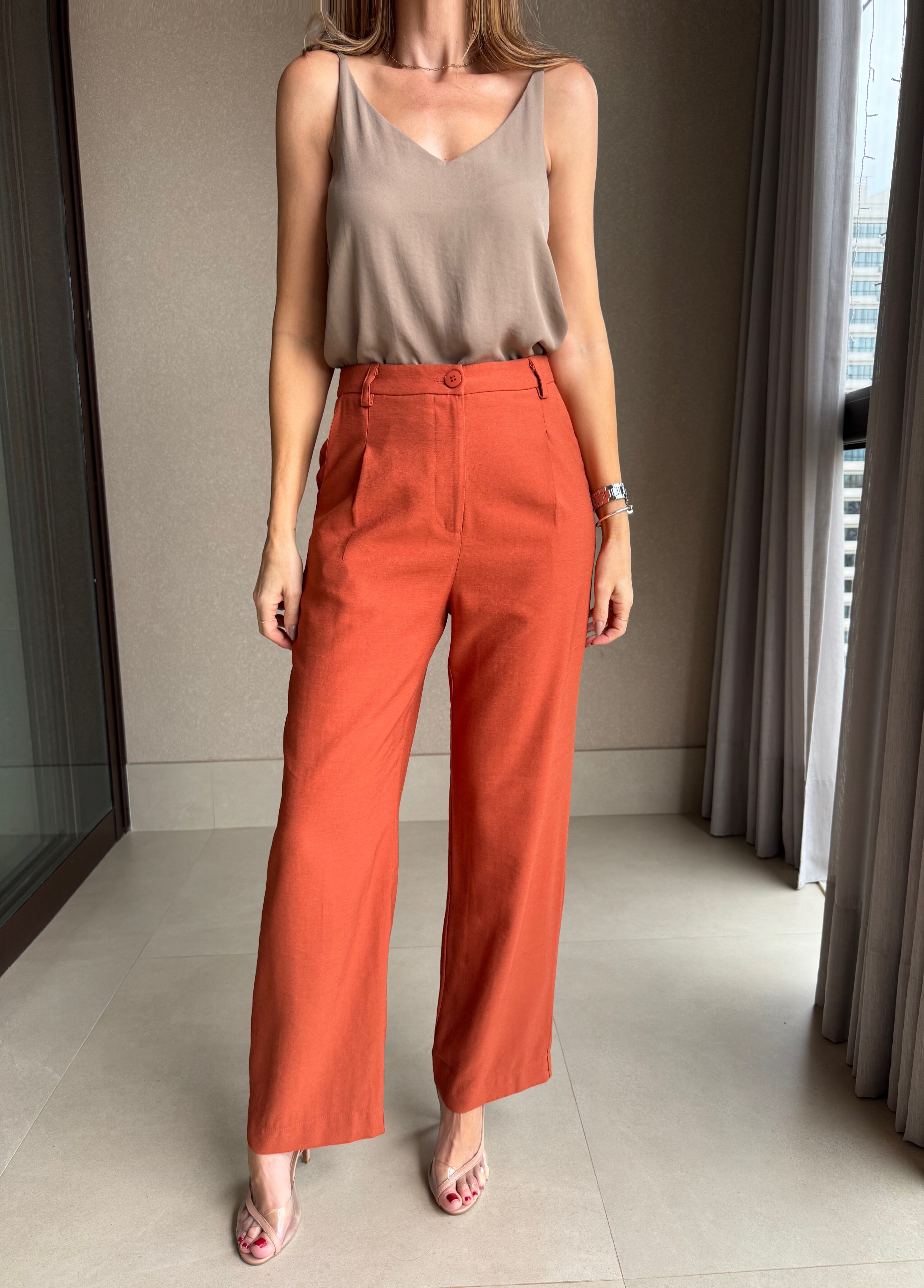 Calça Wide Básica