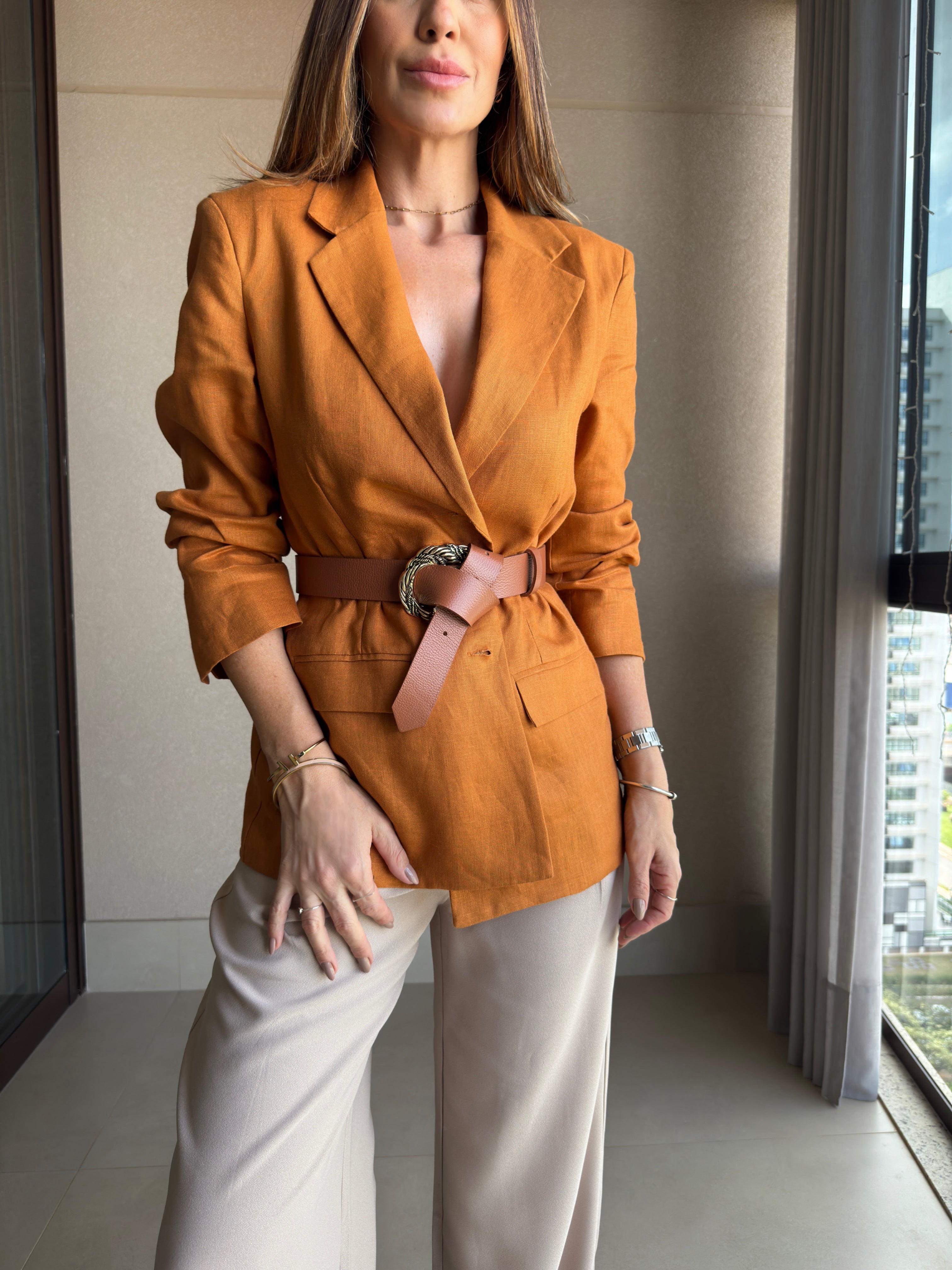 Blazer Cora Linho