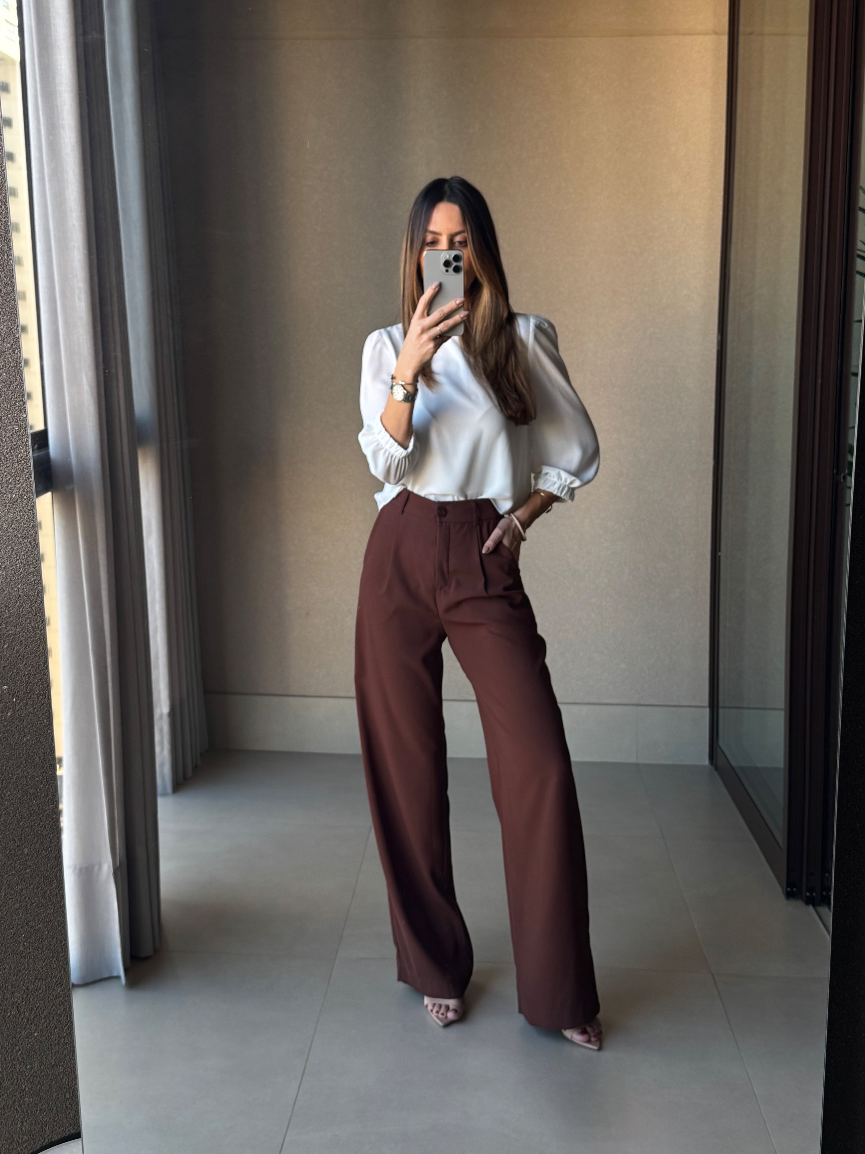 Calça Wide Leg Sarah