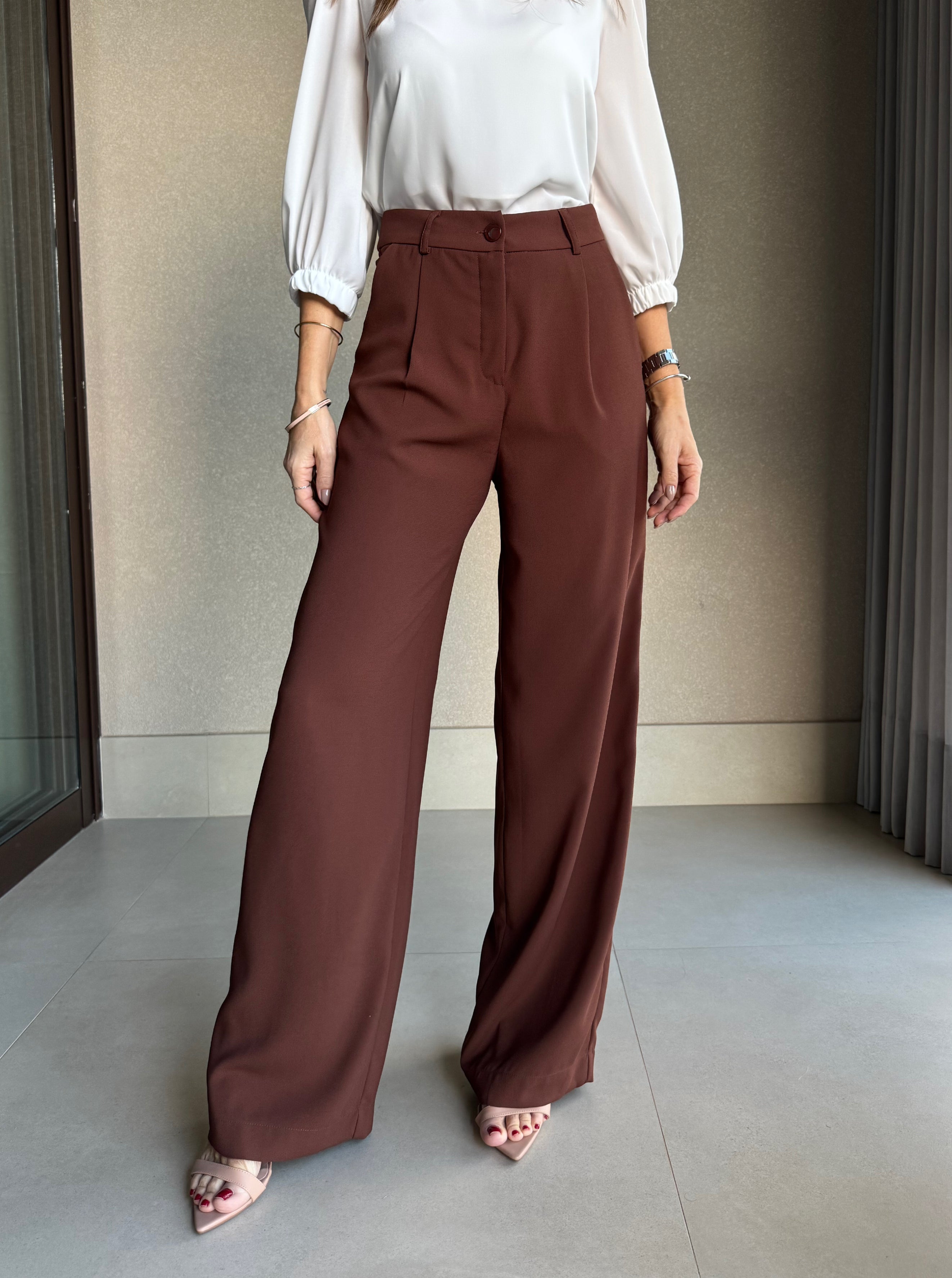 Calça Wide Leg Sarah