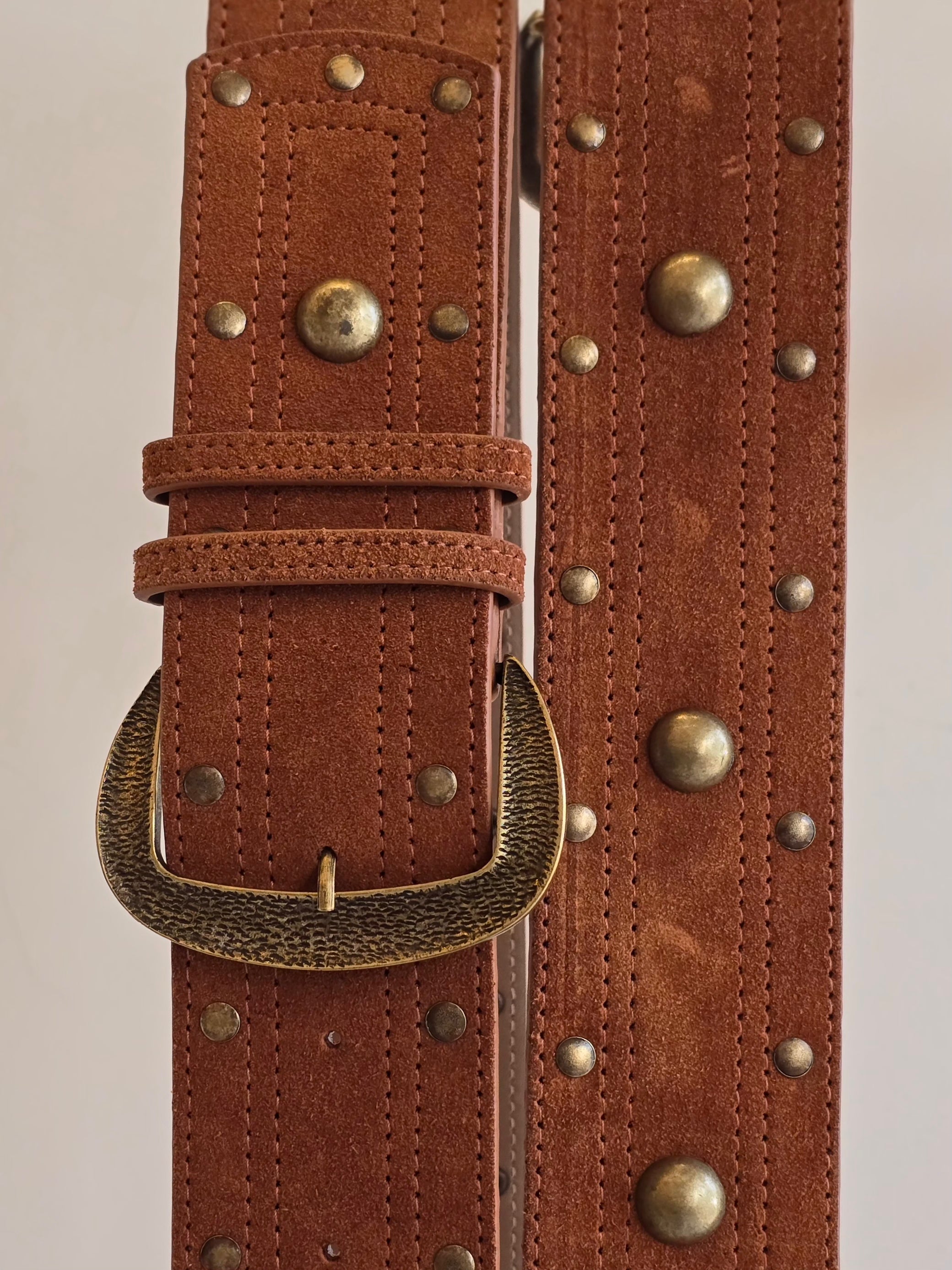 Cinto Couro Camurça