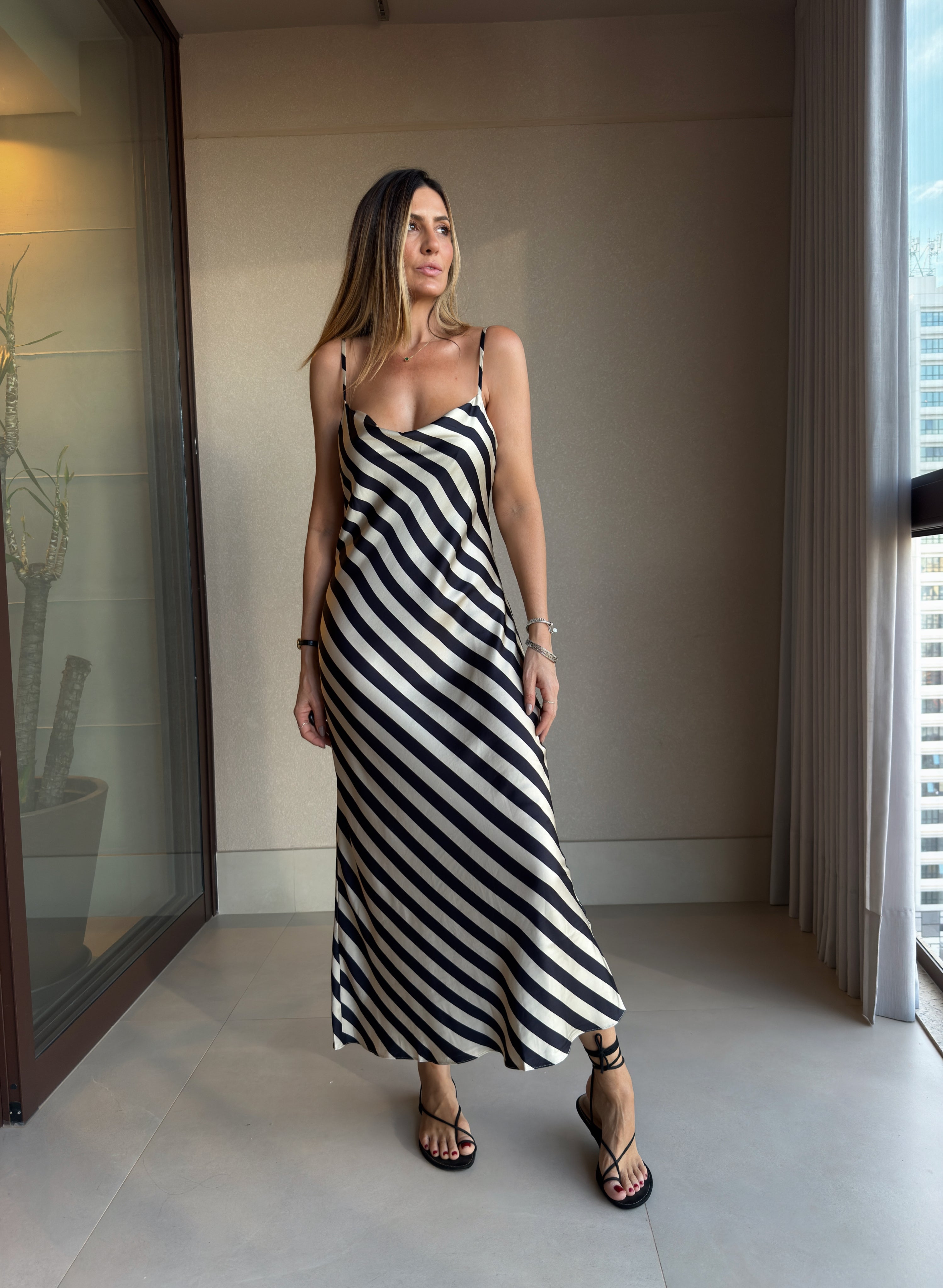Vestido Listrado Carolina