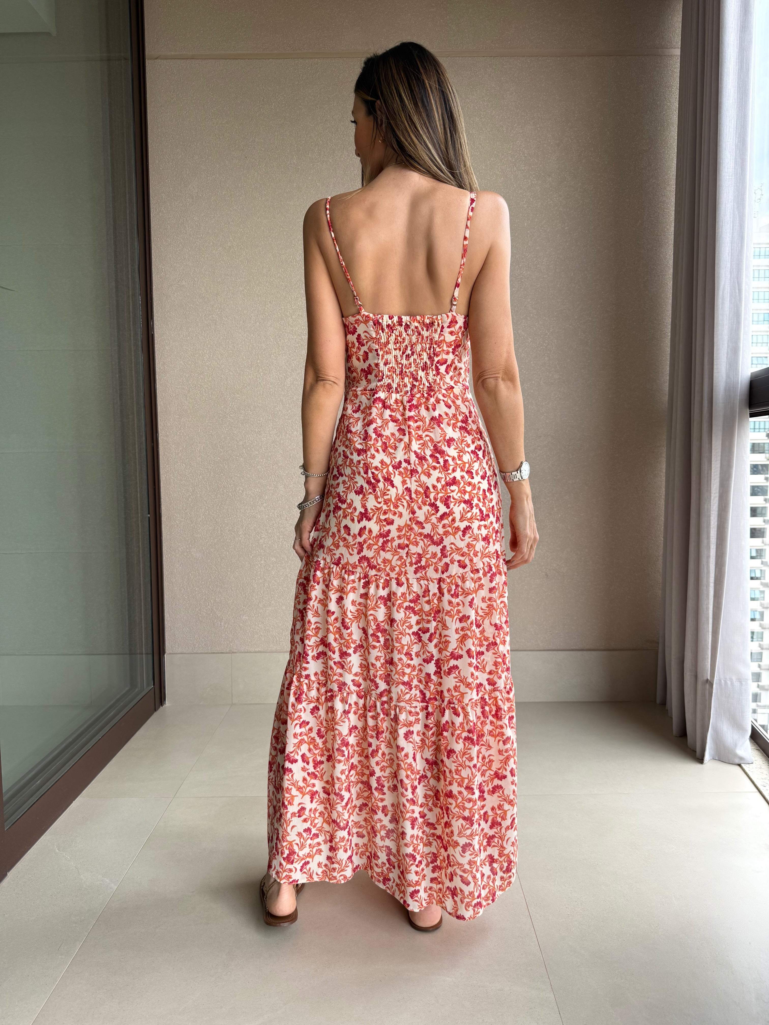 Vestido Floral Midi