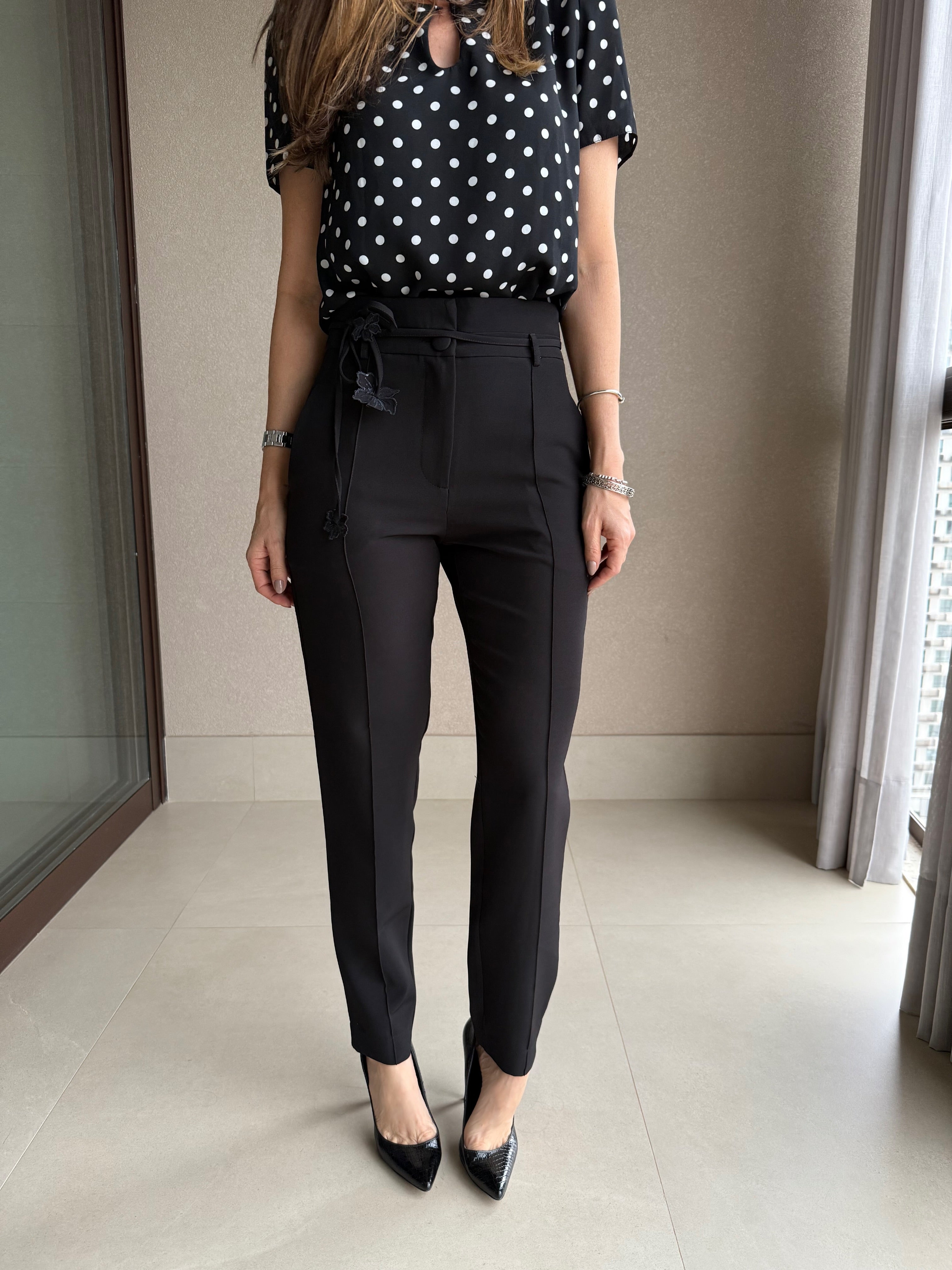 Calça Alfaiataria Flores