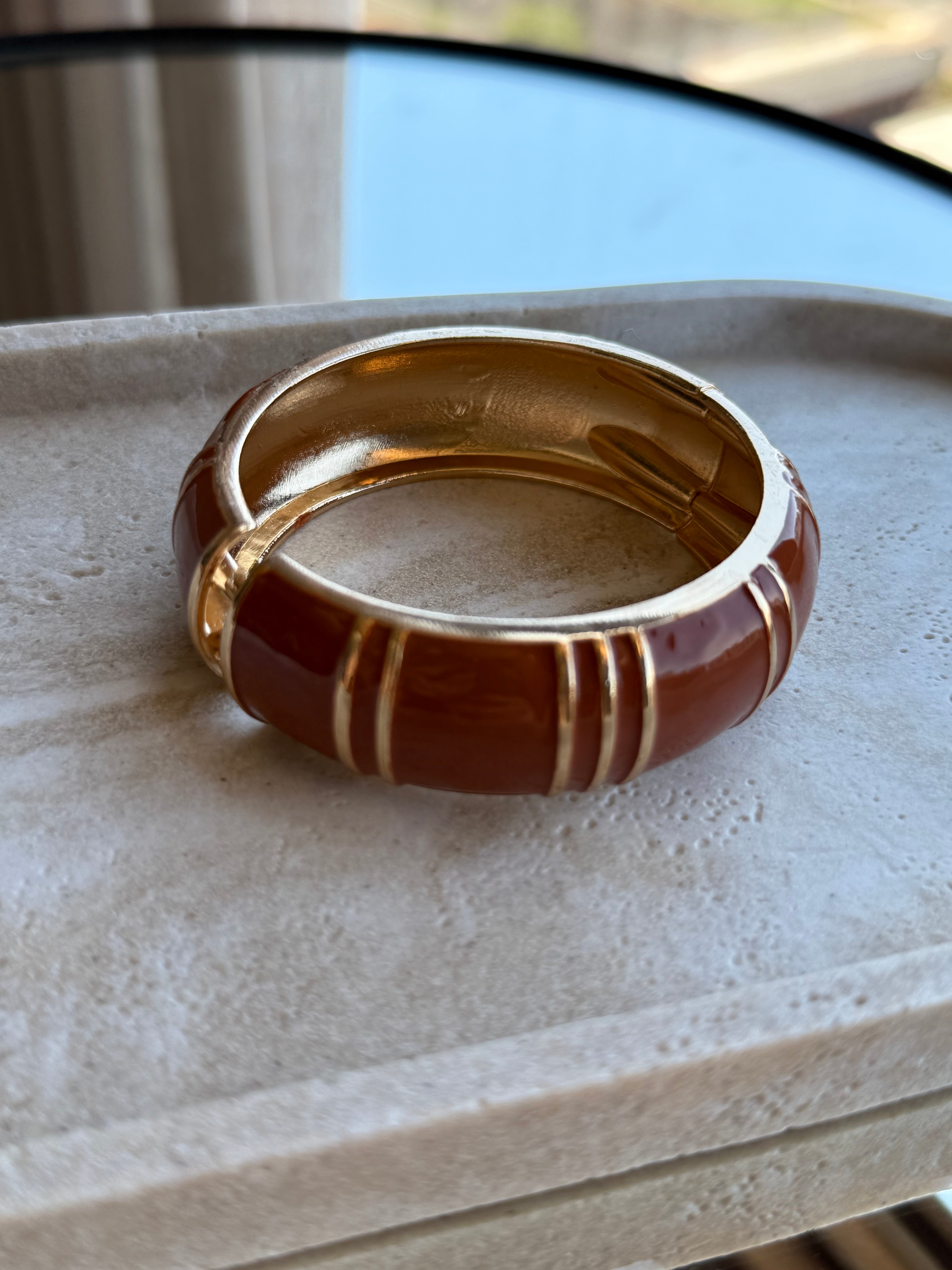 Bracelete Metal Esmaltado