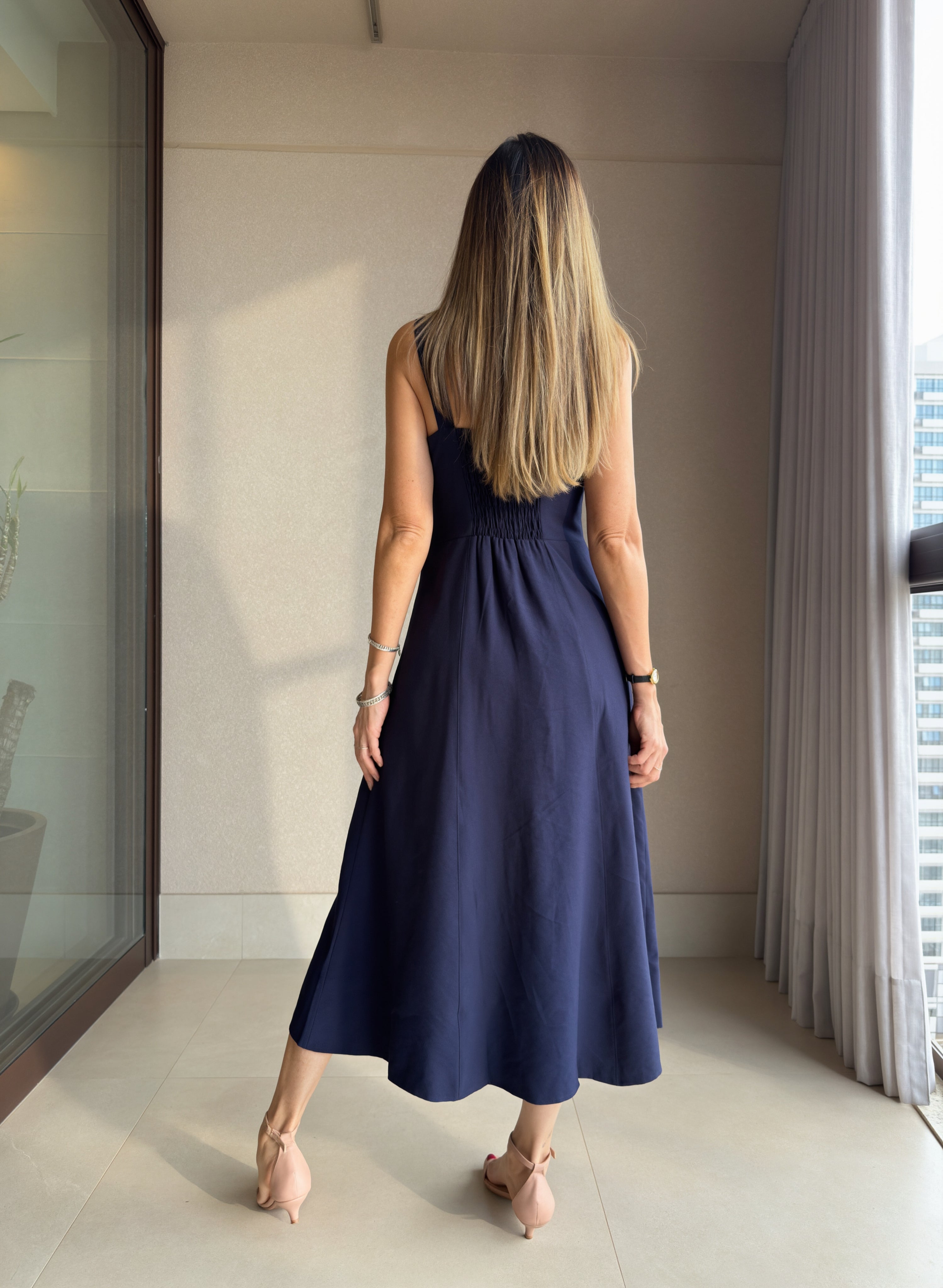 Vestido Midi Botões