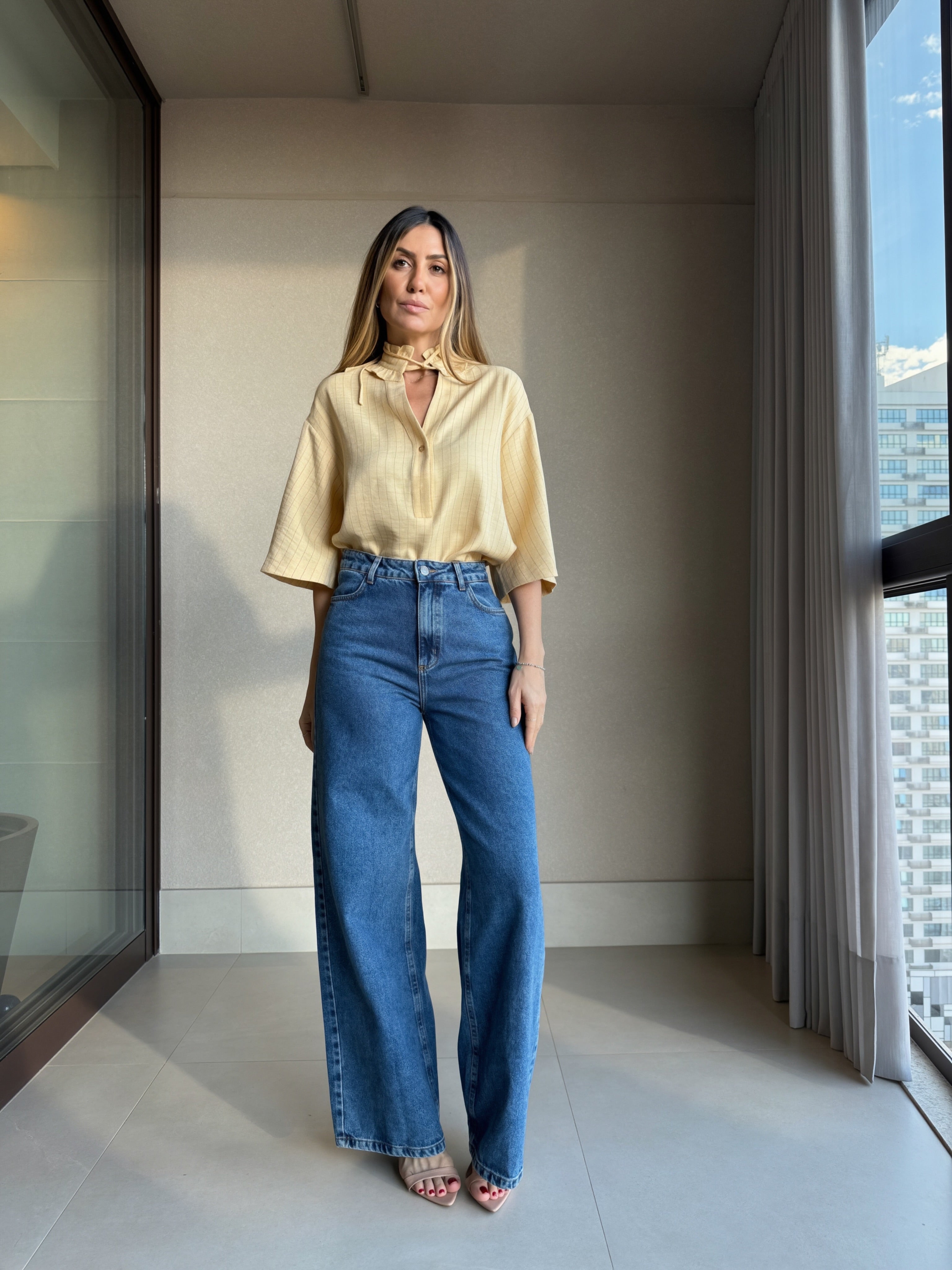 Calça Jeans Wide Juliana