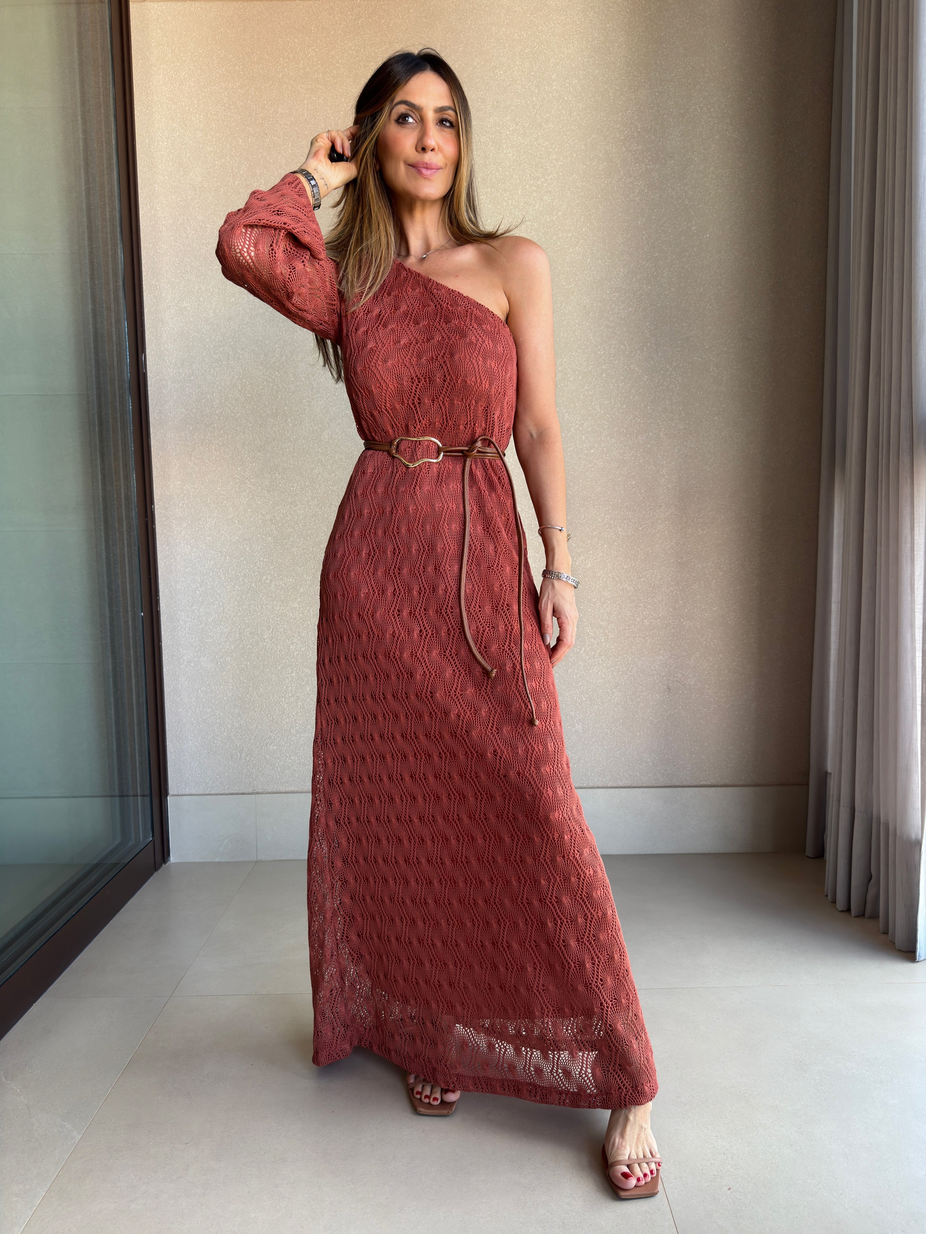 Vestido Priscila Crochet