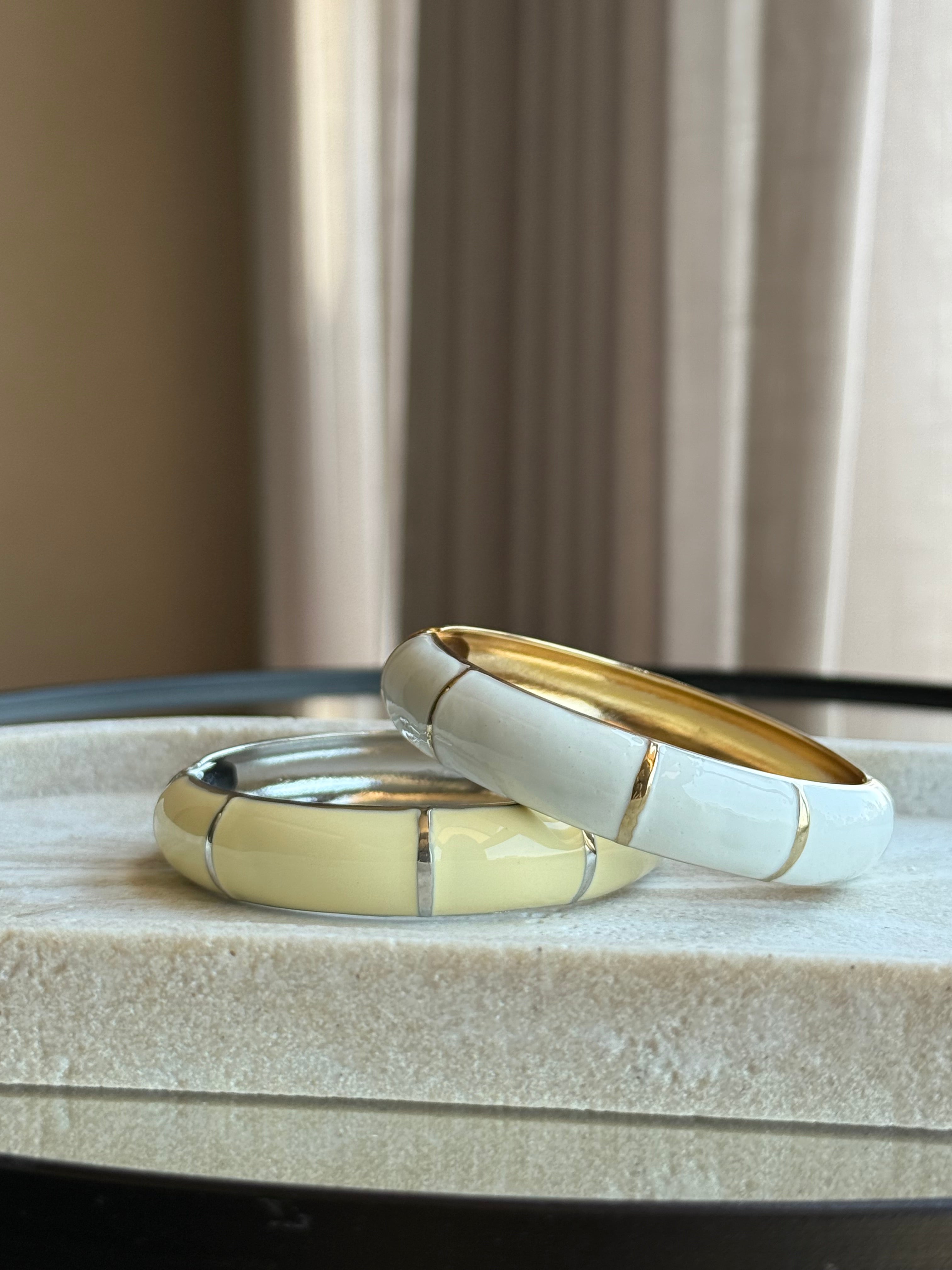 Bracelete Esmaltado Bambu