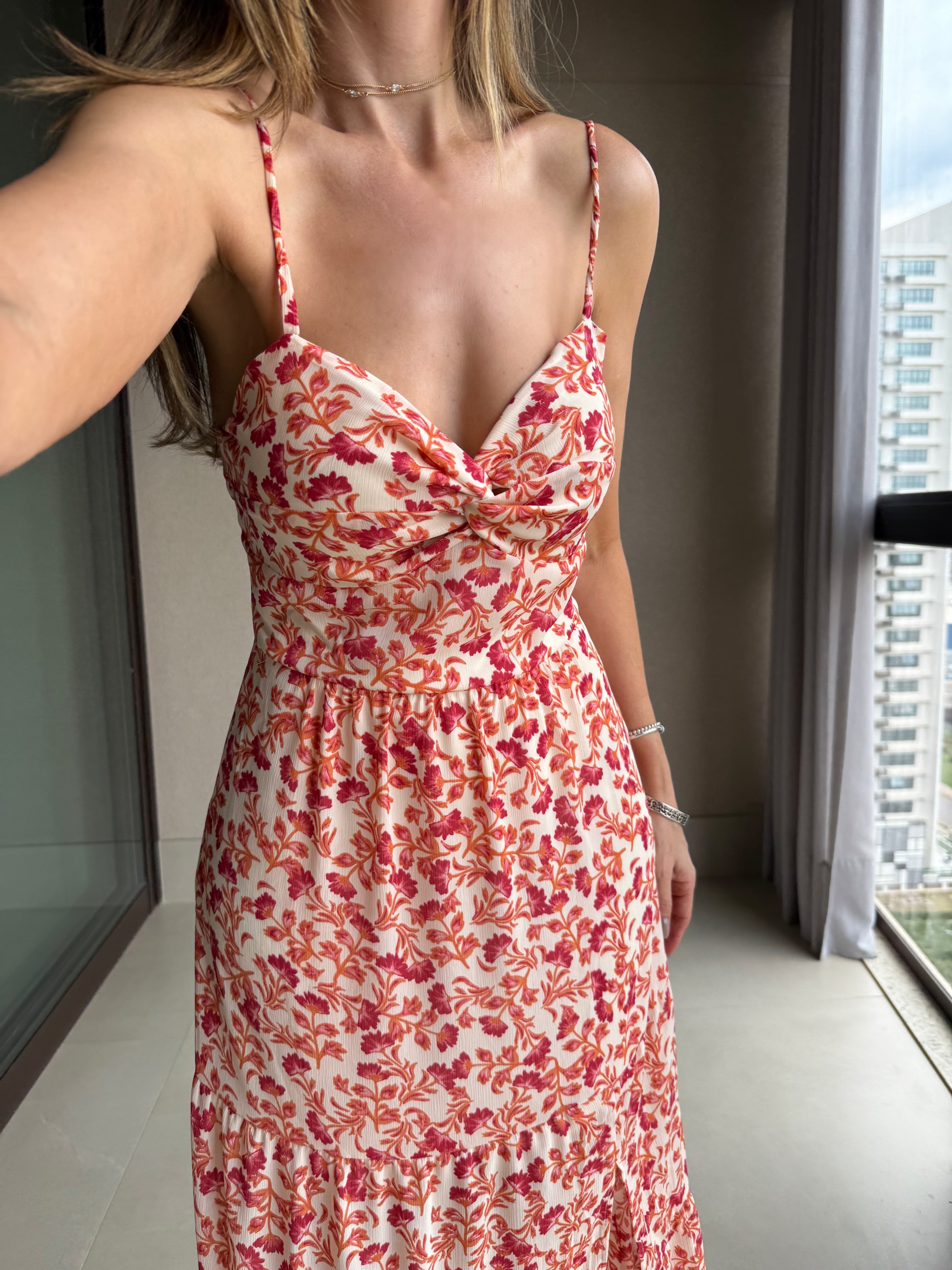 Vestido Floral Midi