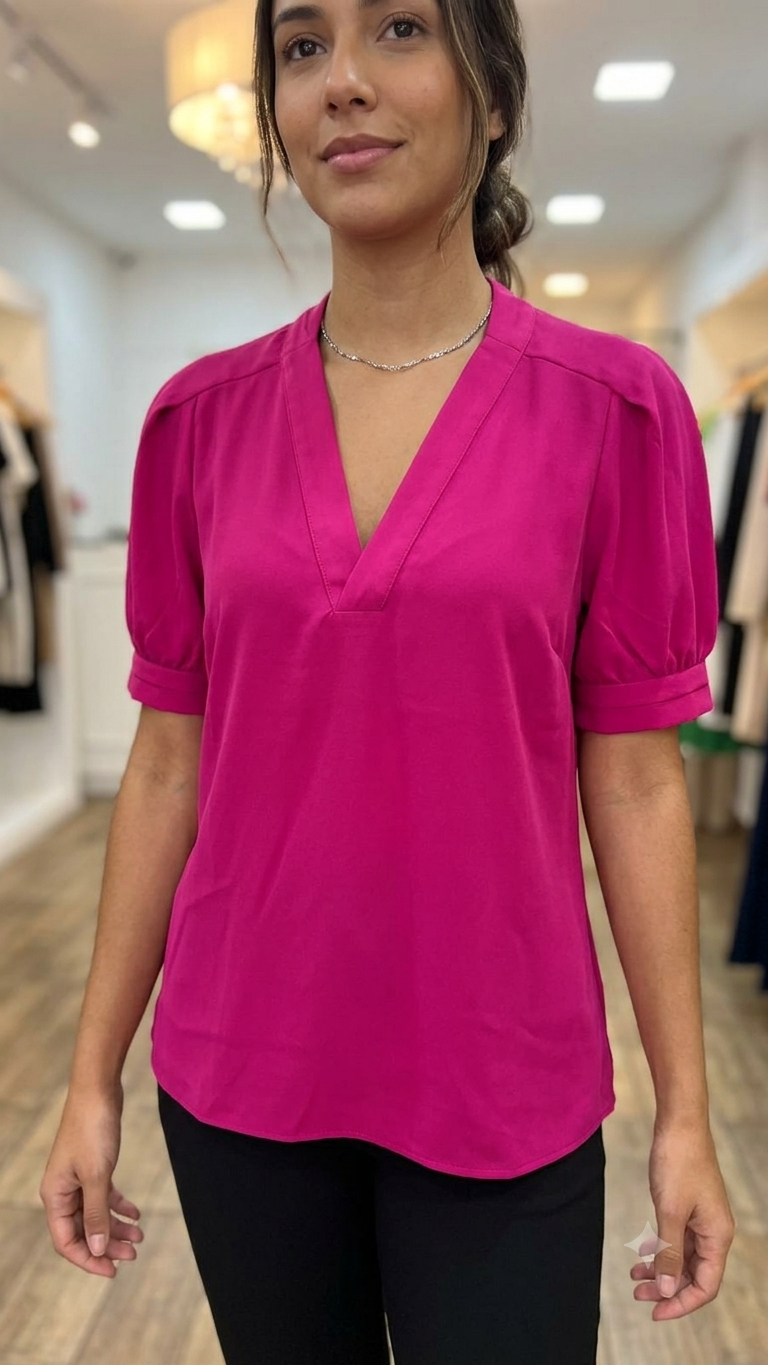 Blusa Basic Pregas