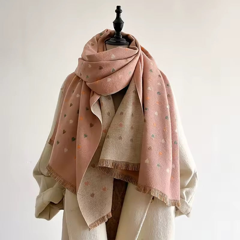 Pashmina Coração