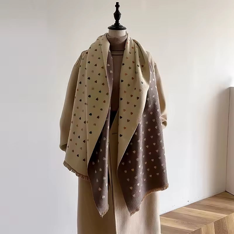 Pashmina Coração