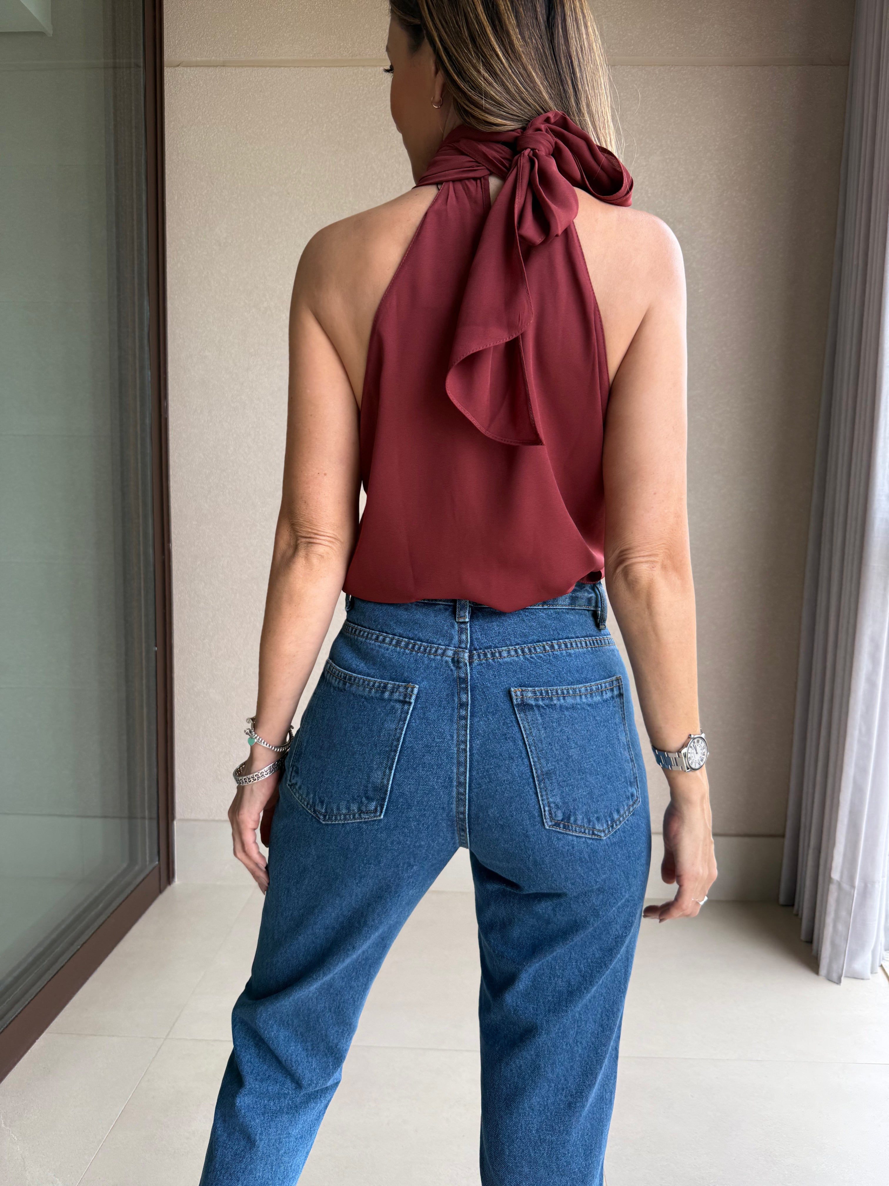 Blusa Gola Alta Faixa