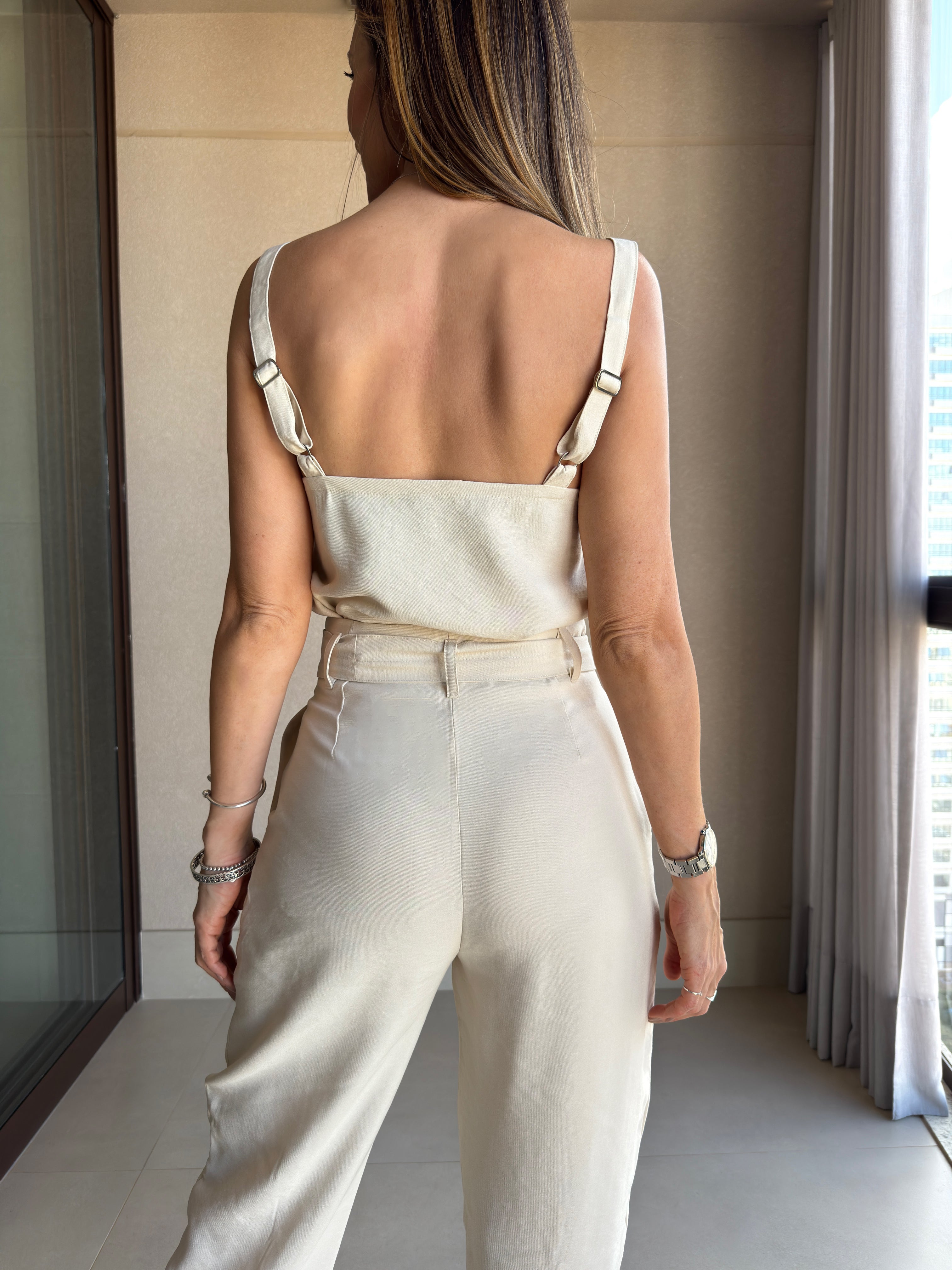 Calça Faixa Pesponto
