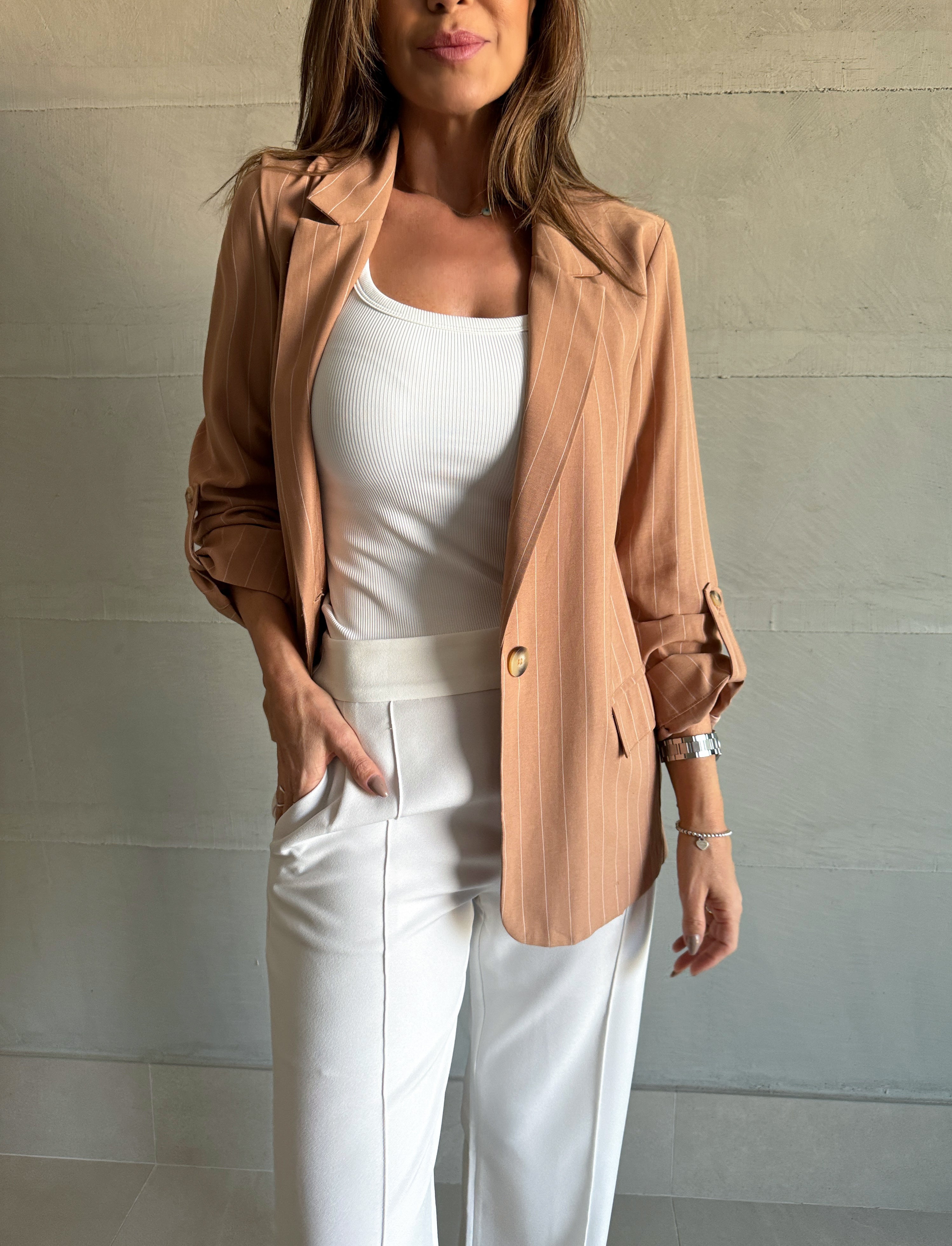 Blazer Risca de Giz