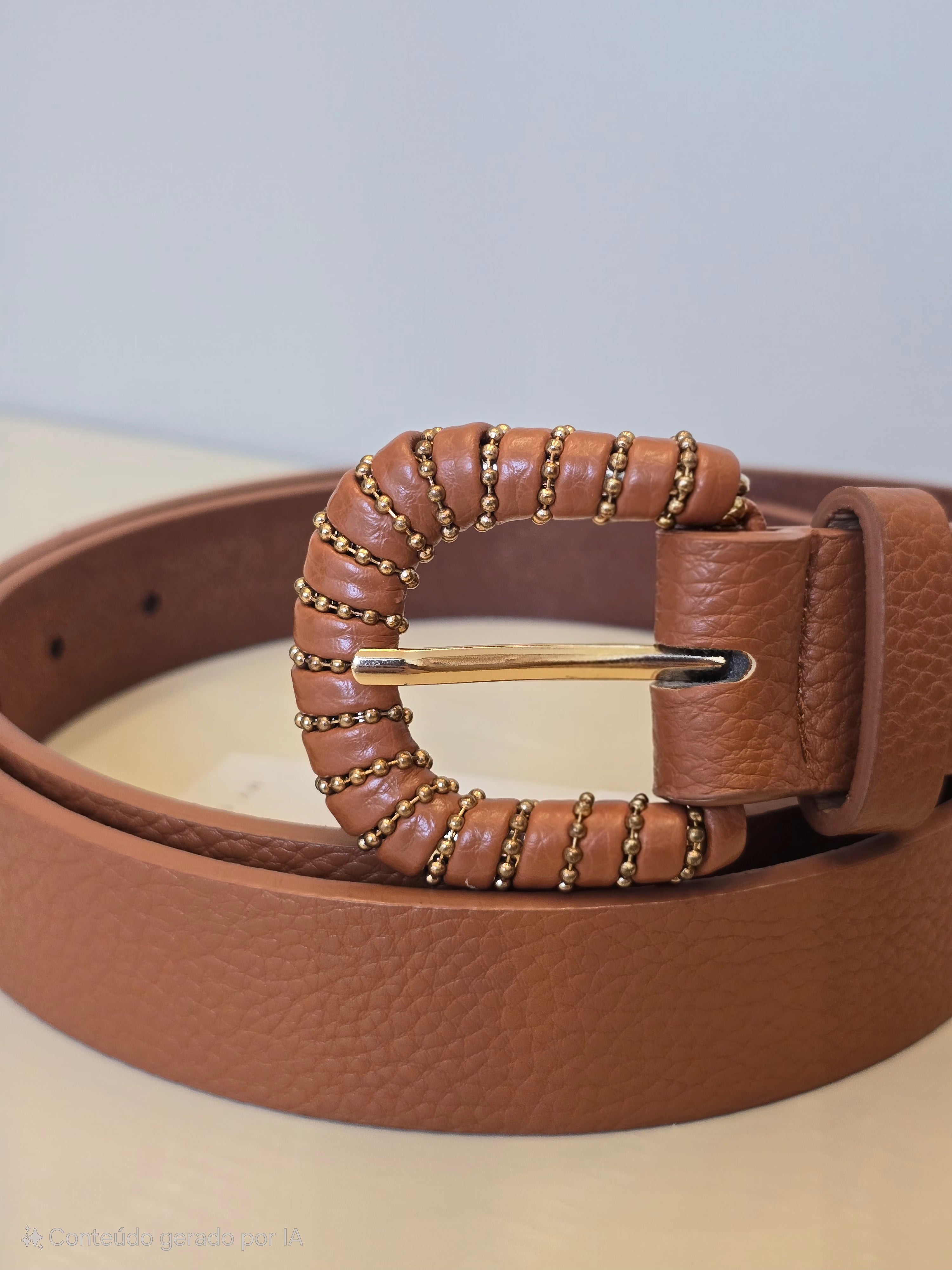 Cinto Fivela Detalhada